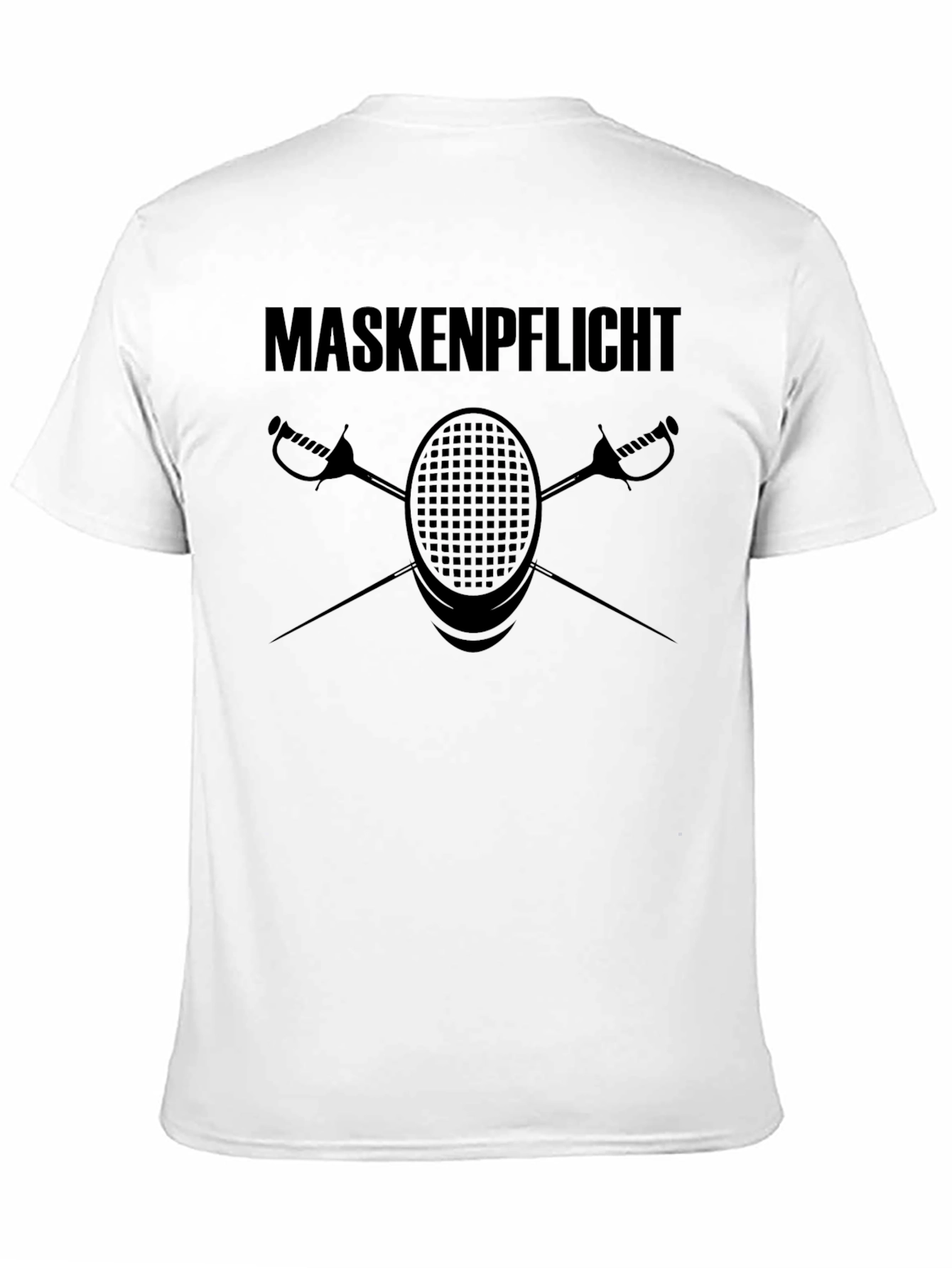 Maskenpflicht Fencing T-Shirt Black