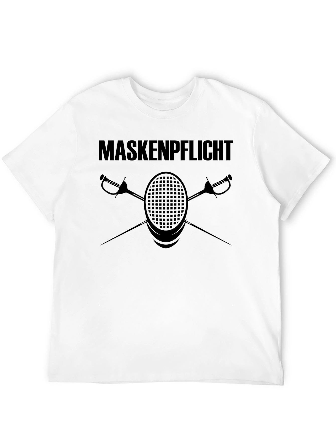 Maskenpflicht Fencing T-Shirt Black