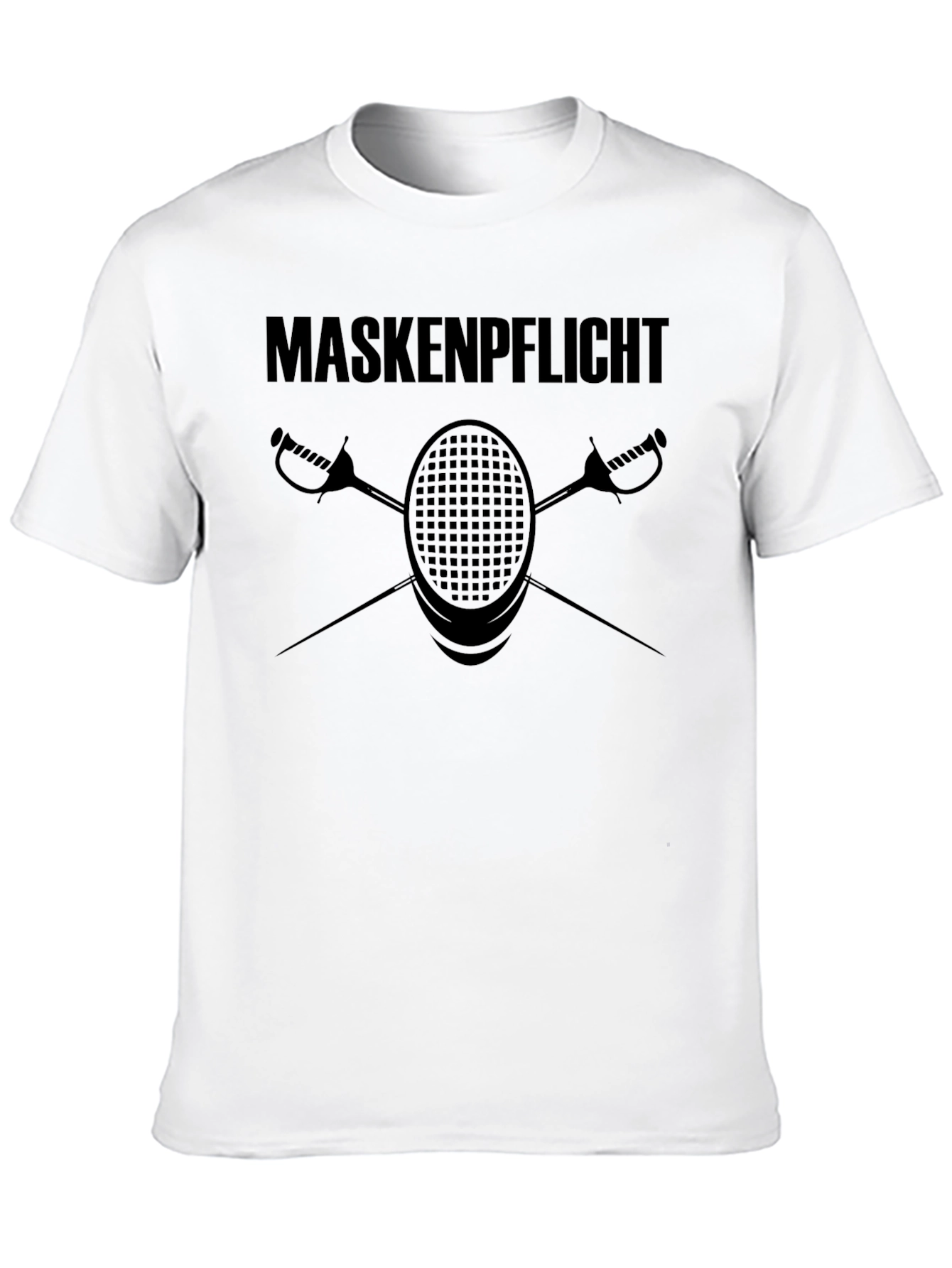 Maskenpflicht Fencing T-Shirt Black