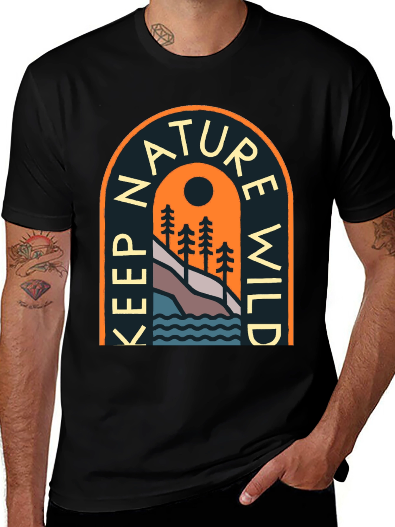 Nature Wild T-Shirt | Adventure Tee | Graphic Print