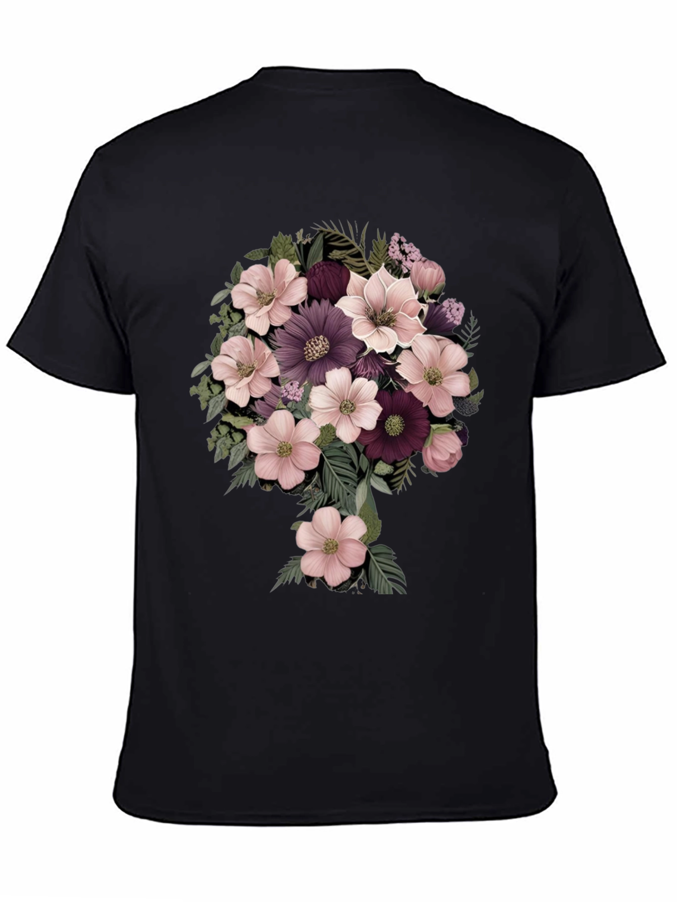 Floral Bouquet Graphic Tee - Stylish Comfort
