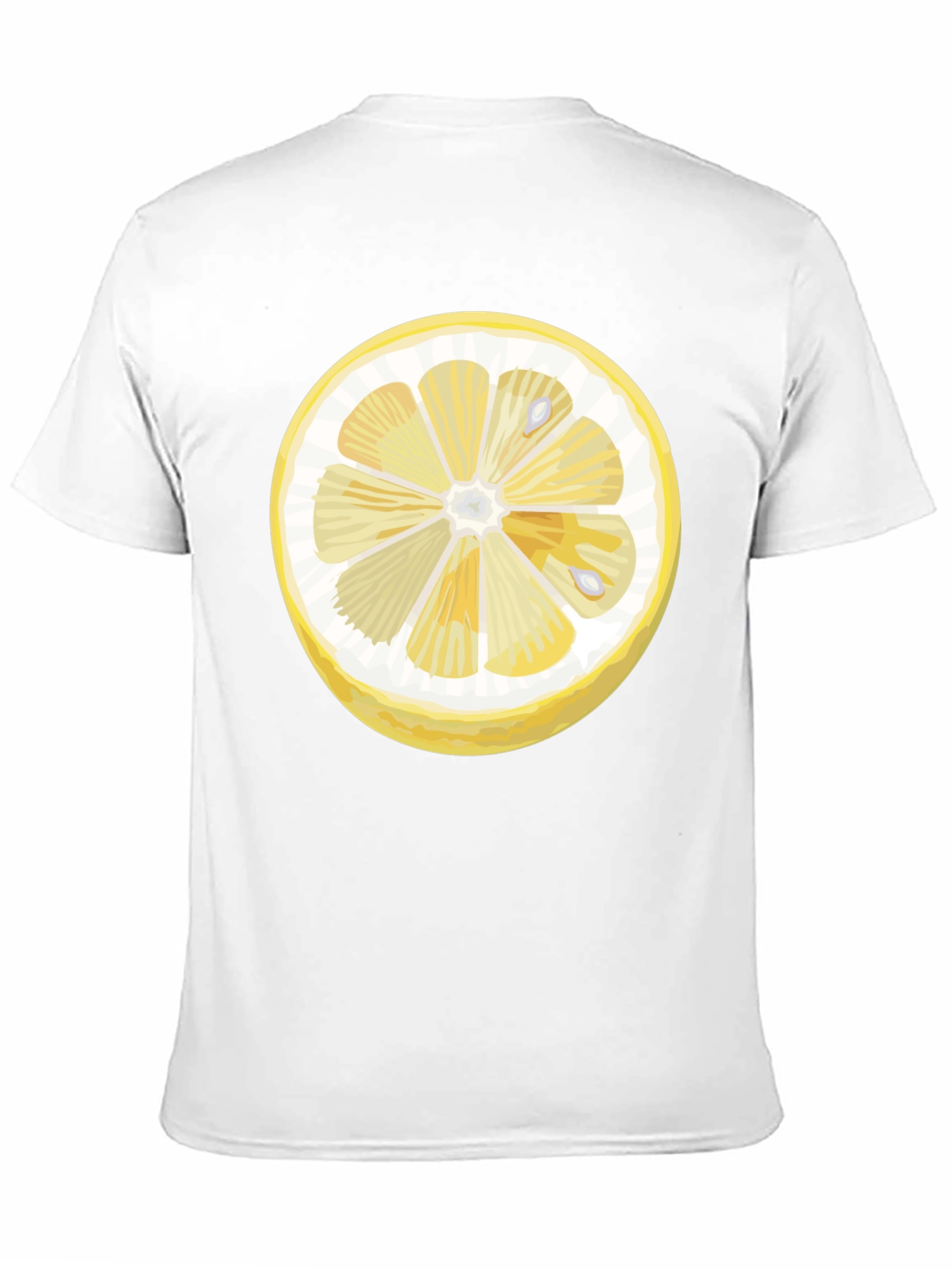 Lemon Slice Graphic Black T-Shirt