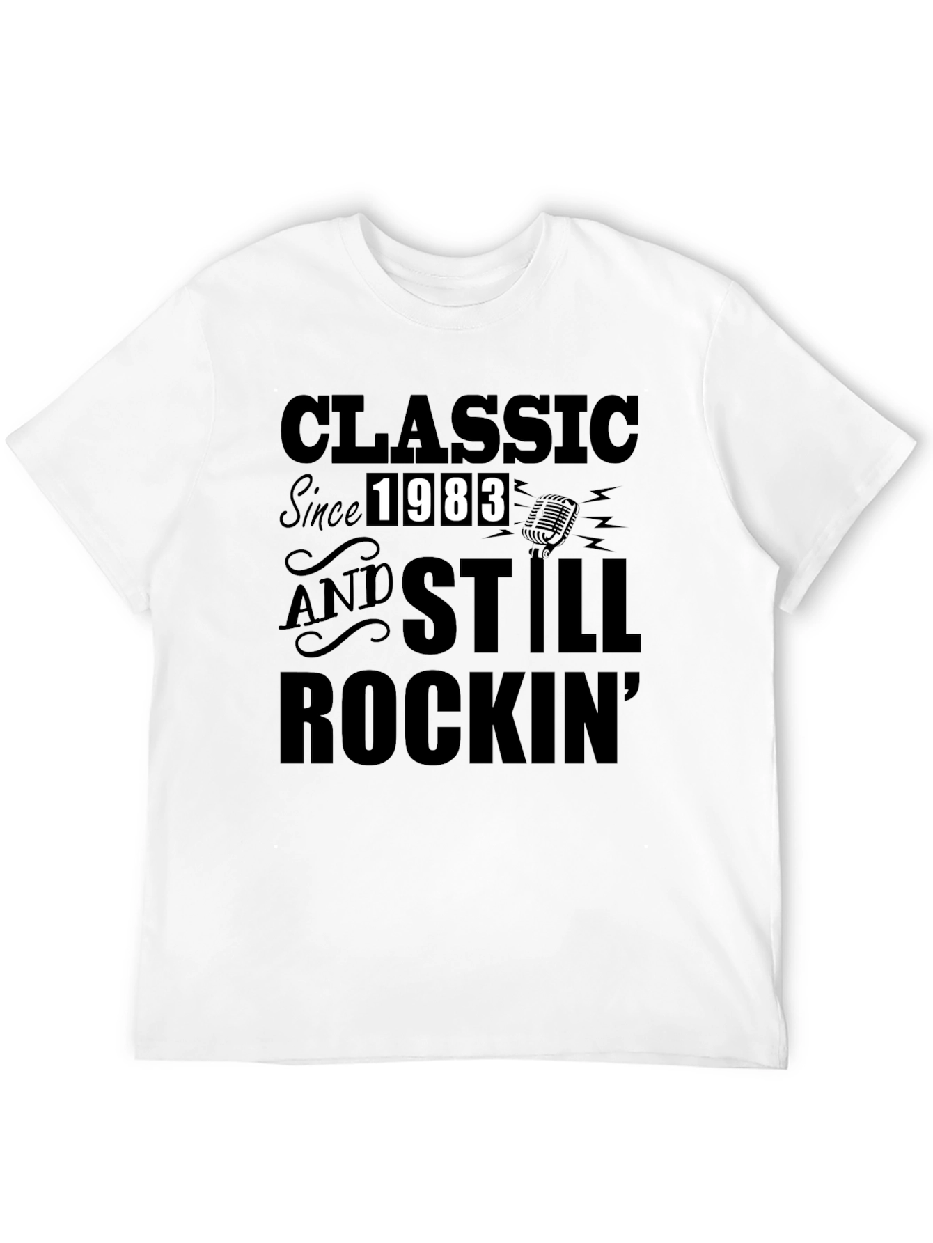 Classic Since 1983 Rockin Graphic T-Shirt