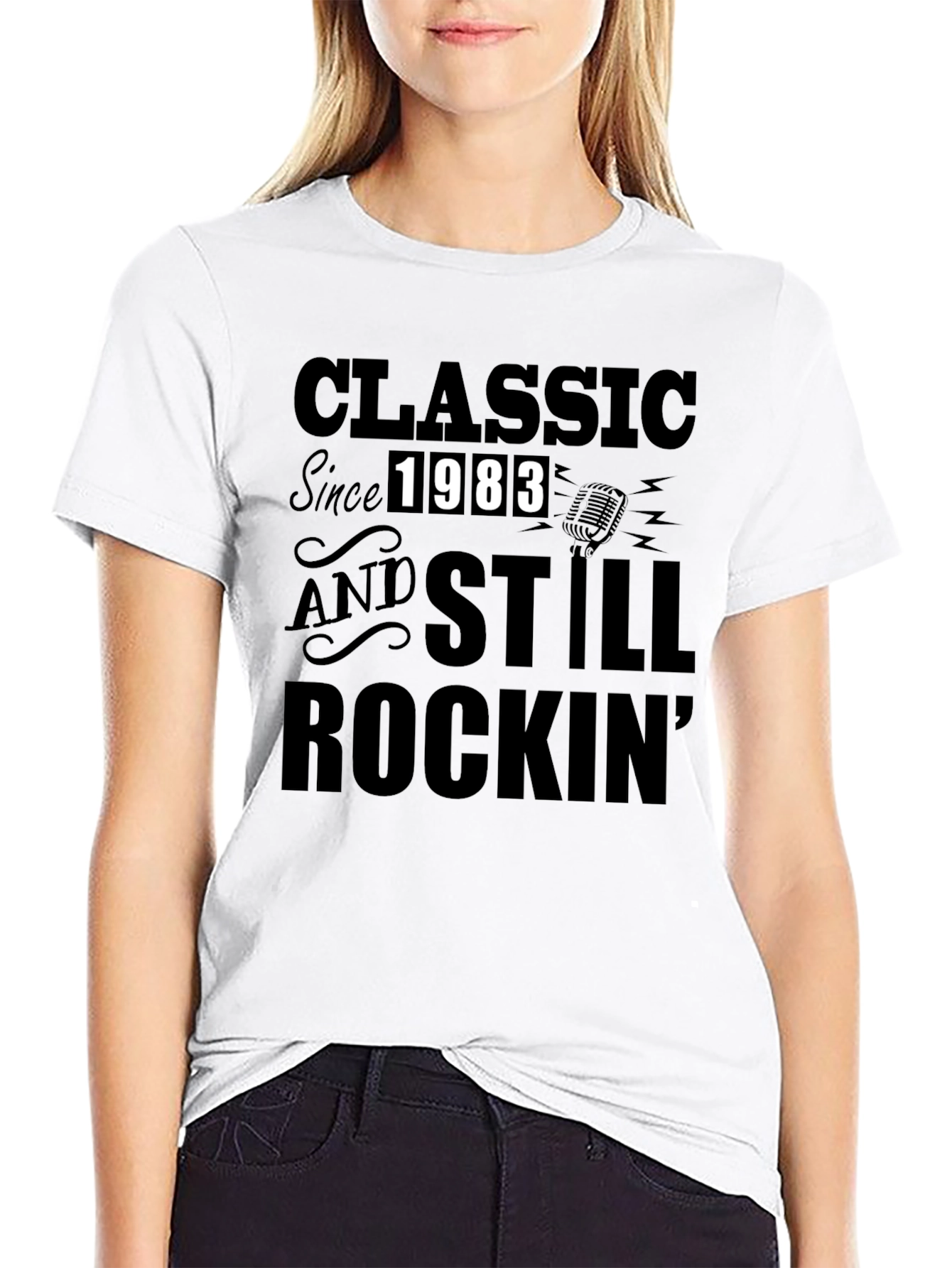 Classic Since 1983 Rockin Graphic T-Shirt