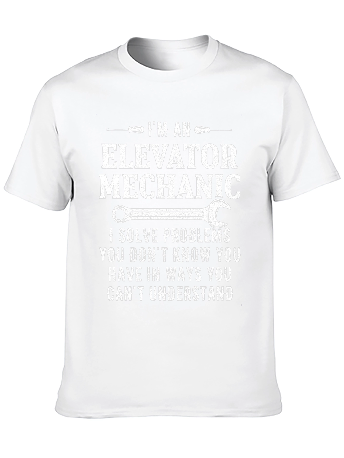 Elevator Mechanic T-Shirt: Problem Solver