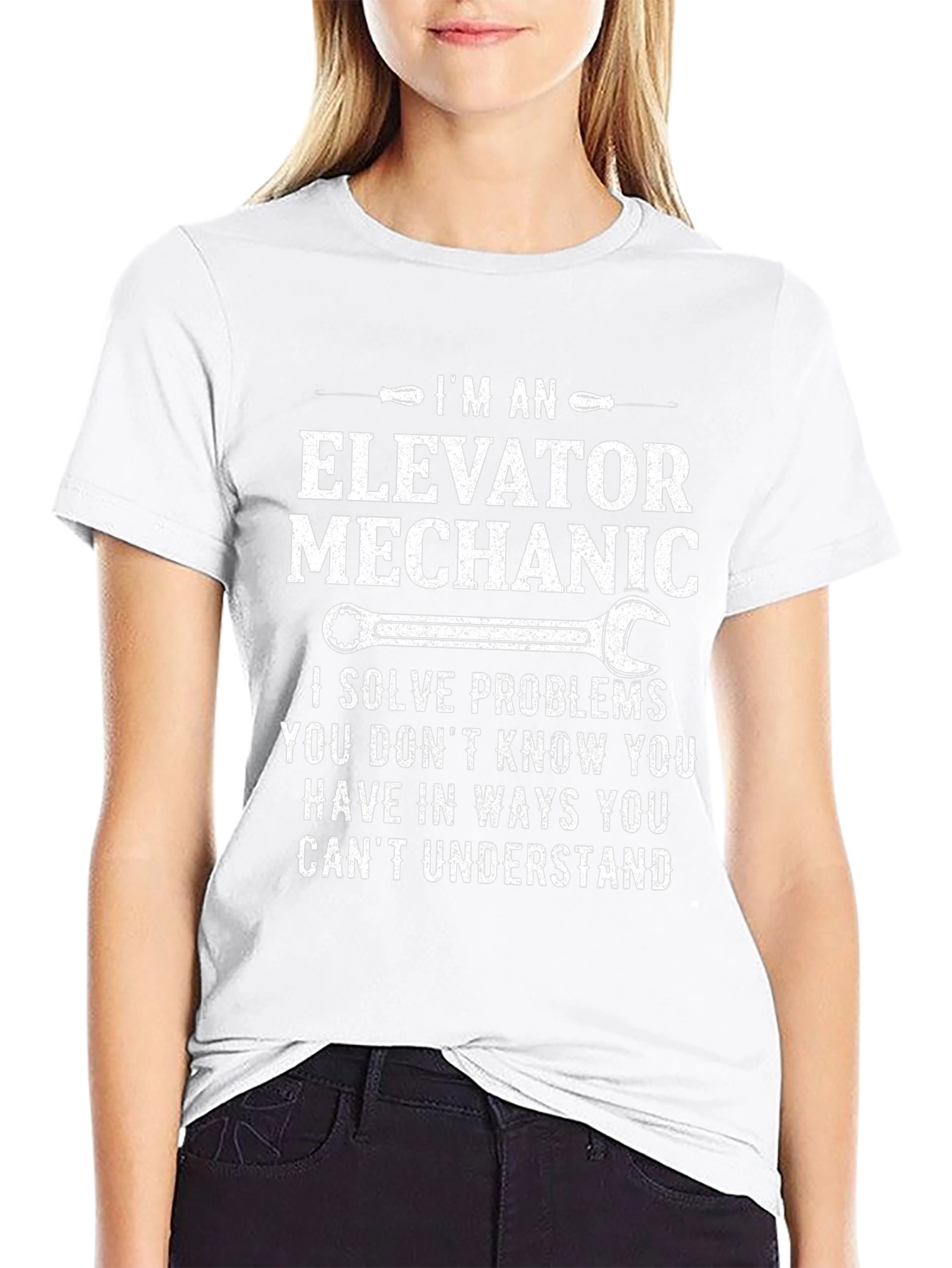 Elevator Mechanic T-Shirt: Problem Solver