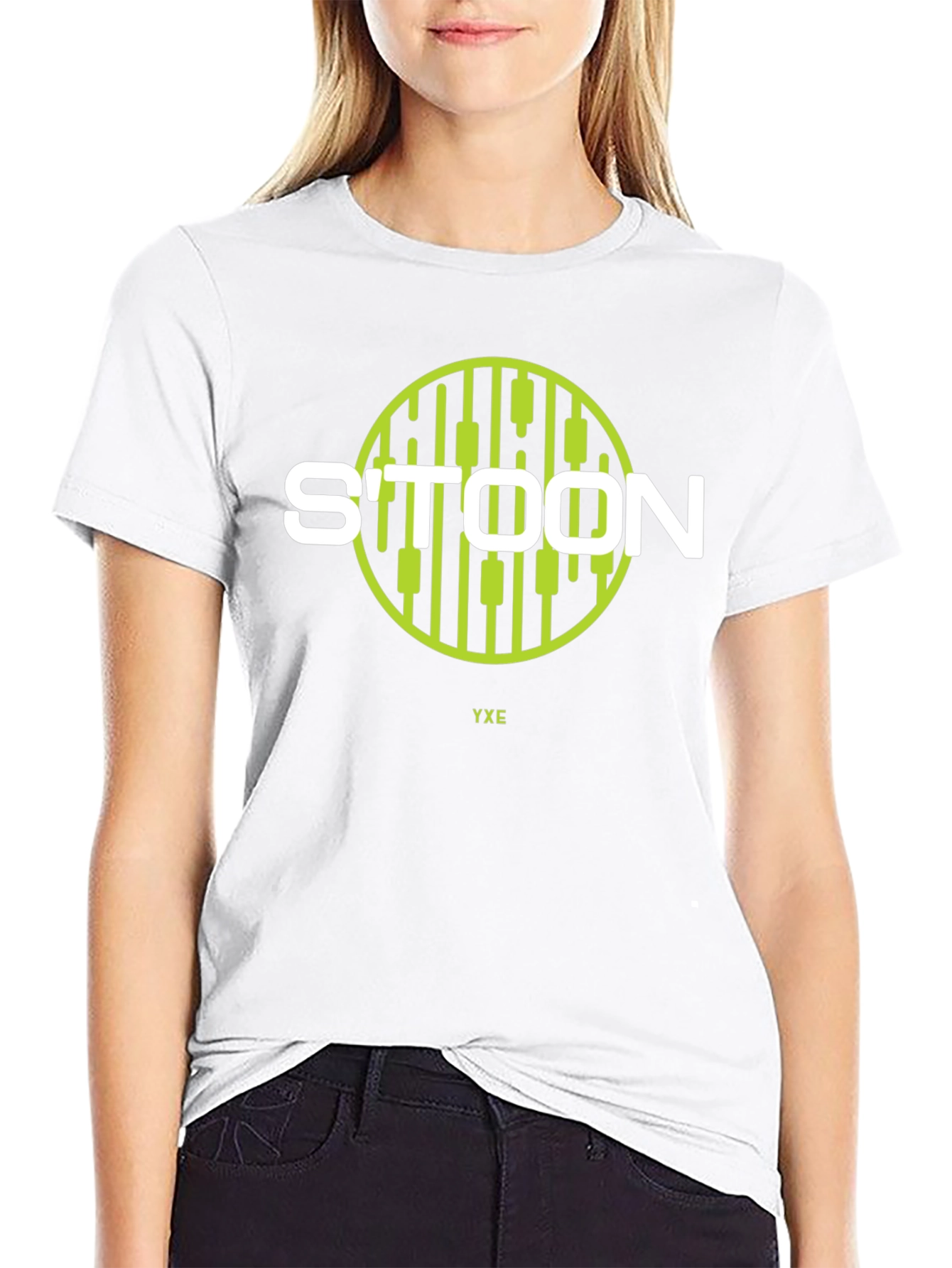 STOON YXE Black Graphic Tee