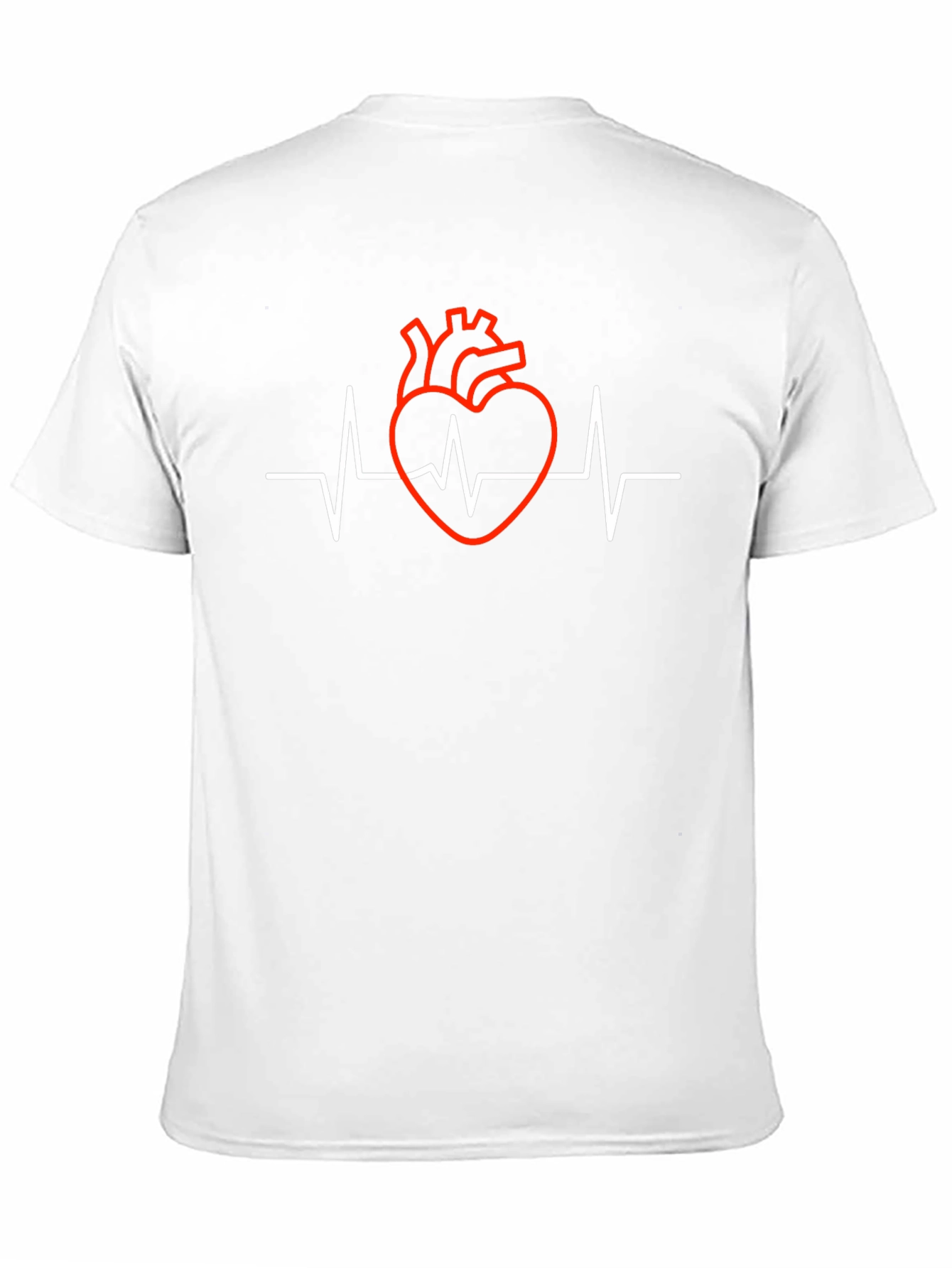 Heartbeat Heart Graphic Tee - Black
