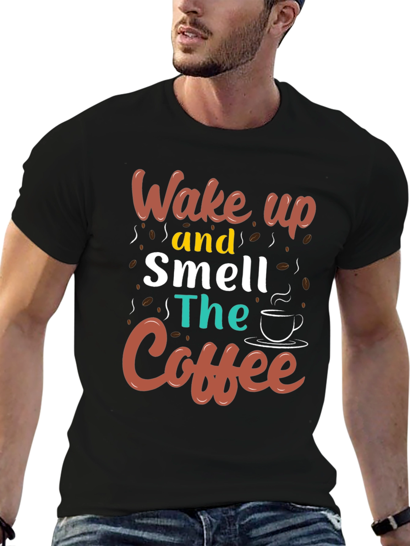 Wake Up and Smell the Coffee Graphic Tee