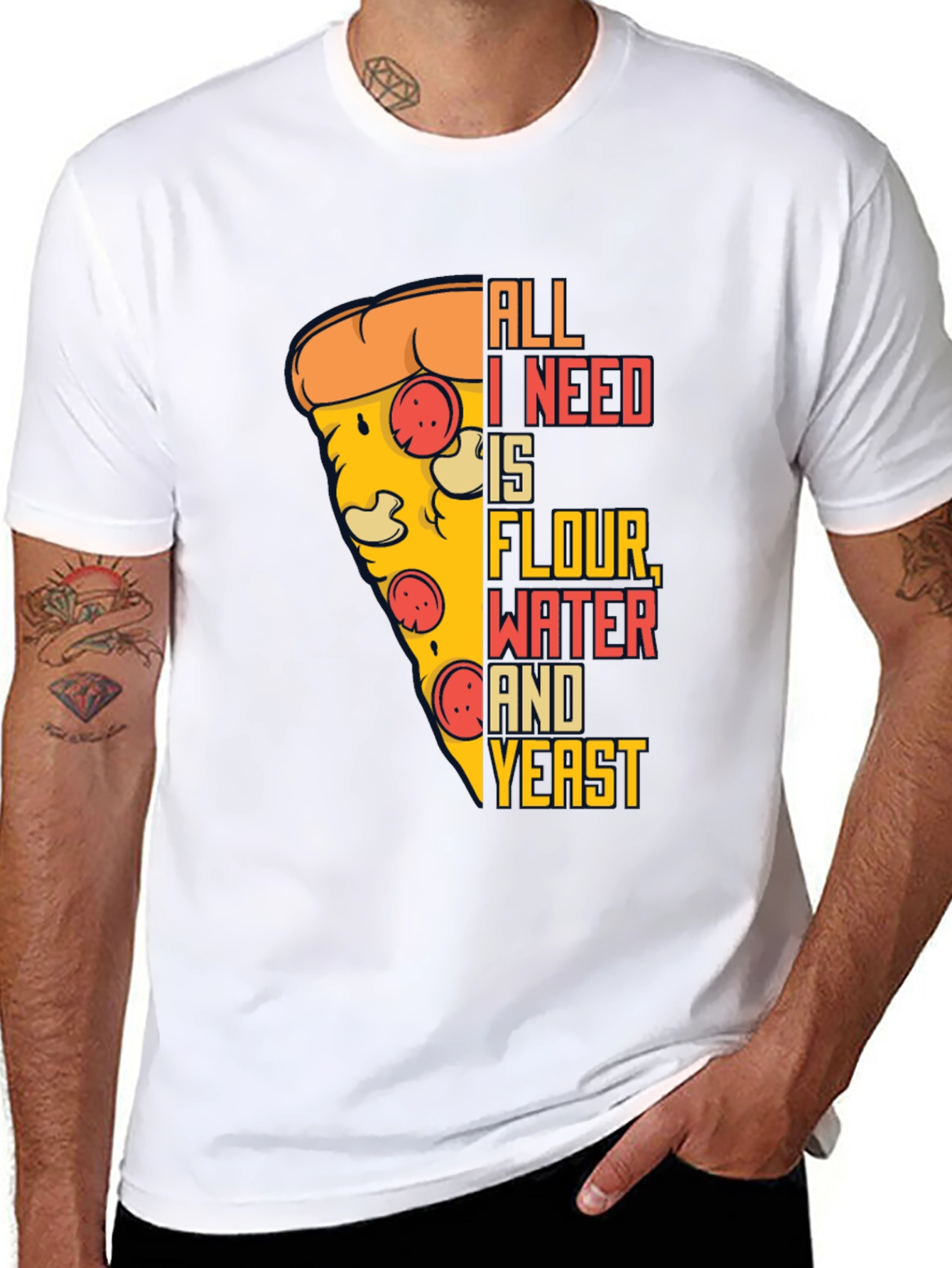 Pizza Lover T-Shirt - All I Need Is...