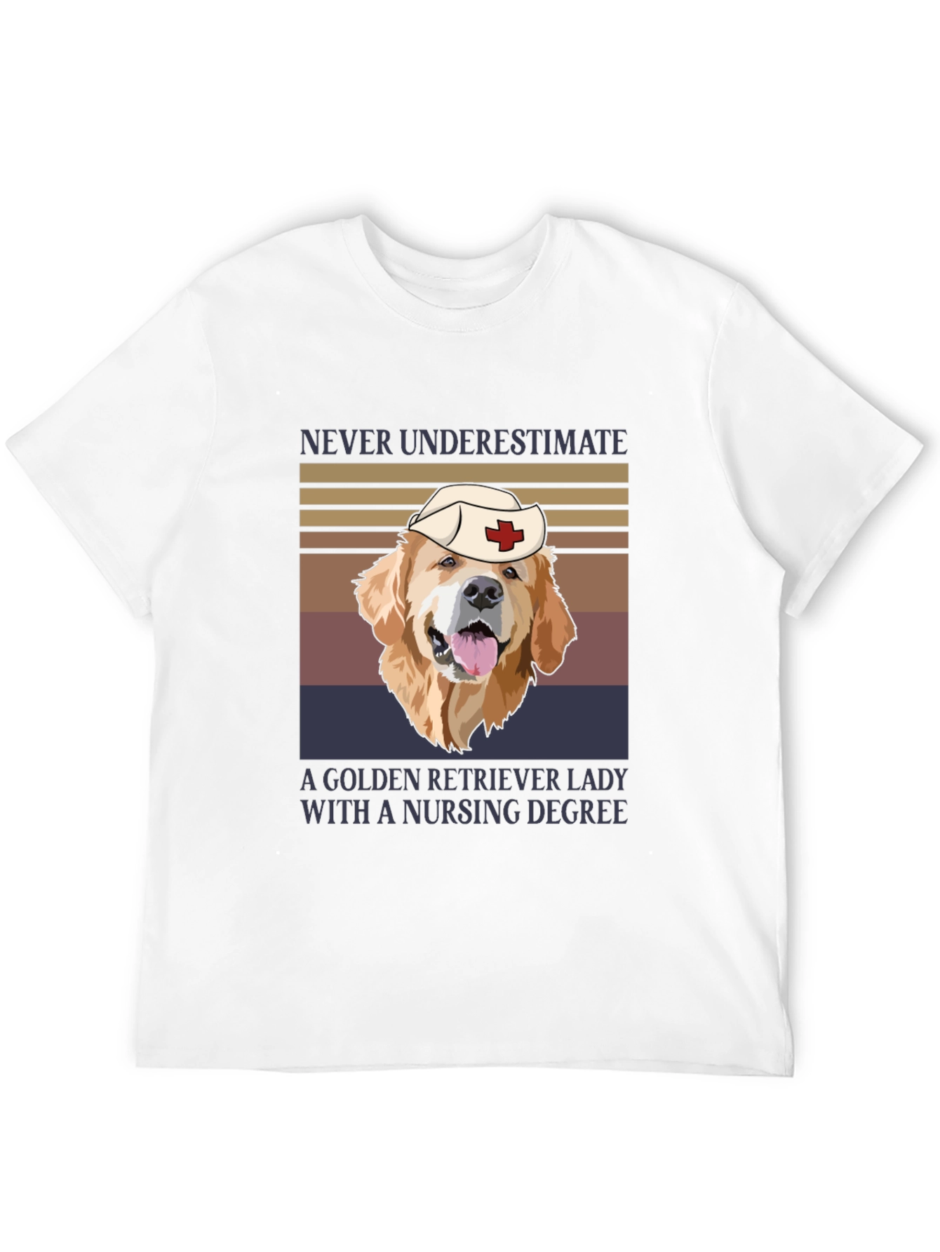 Golden Retriever Nurse T-Shirt