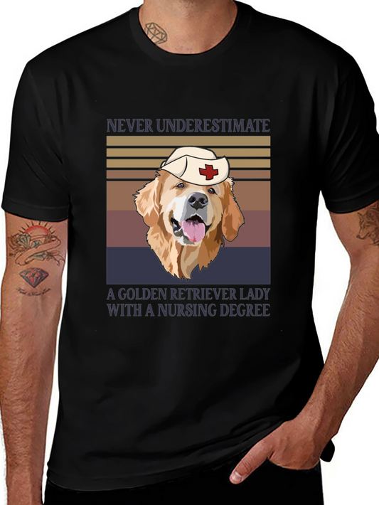 Golden Retriever Nurse T-Shirt