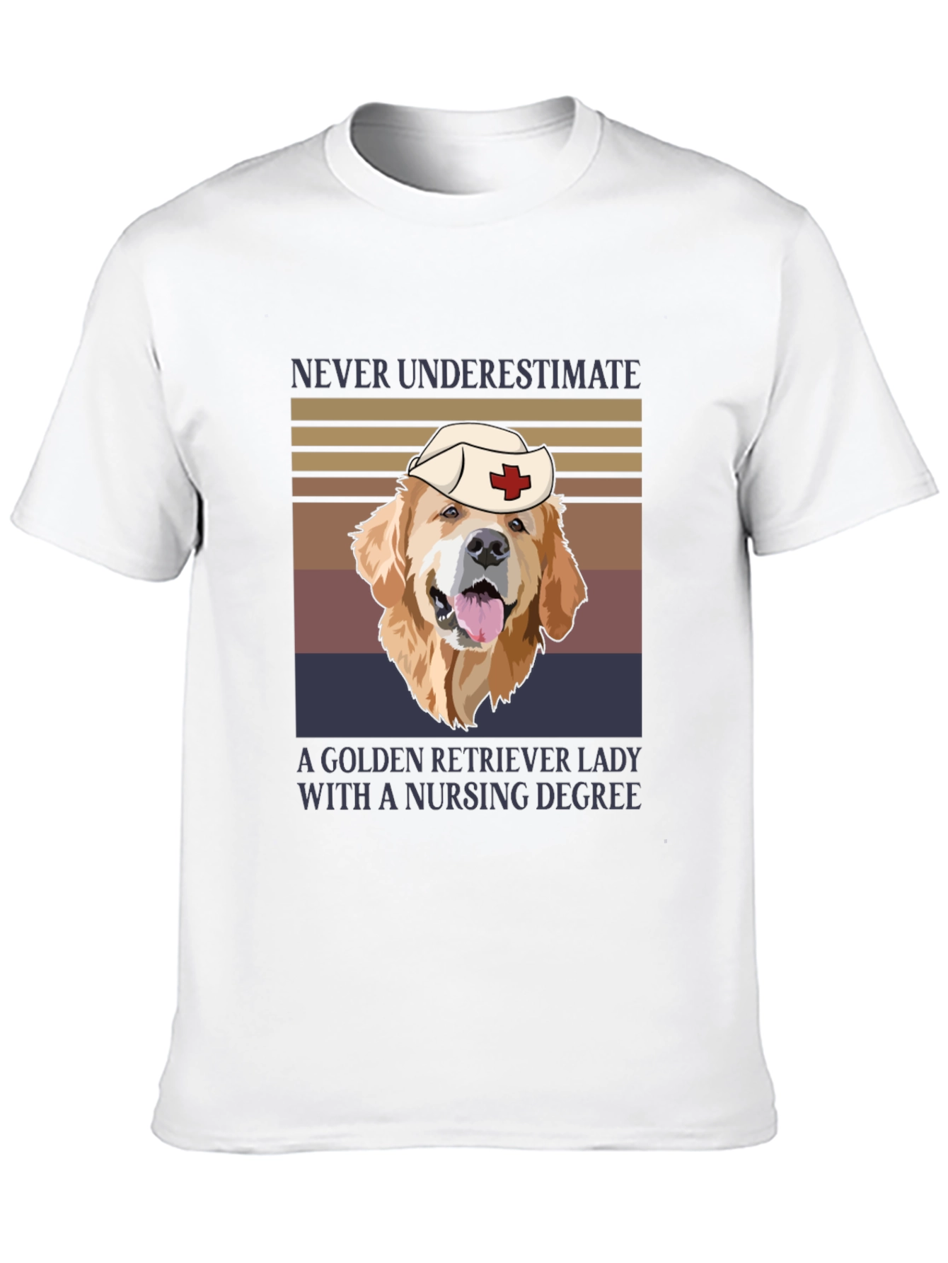 Golden Retriever Nurse T-Shirt