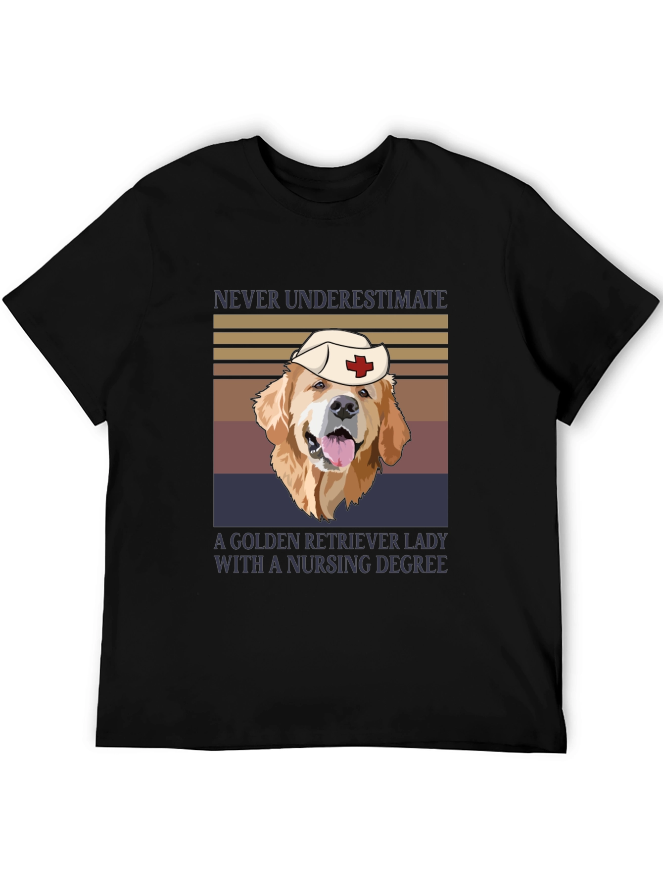 Golden Retriever Nurse T-Shirt