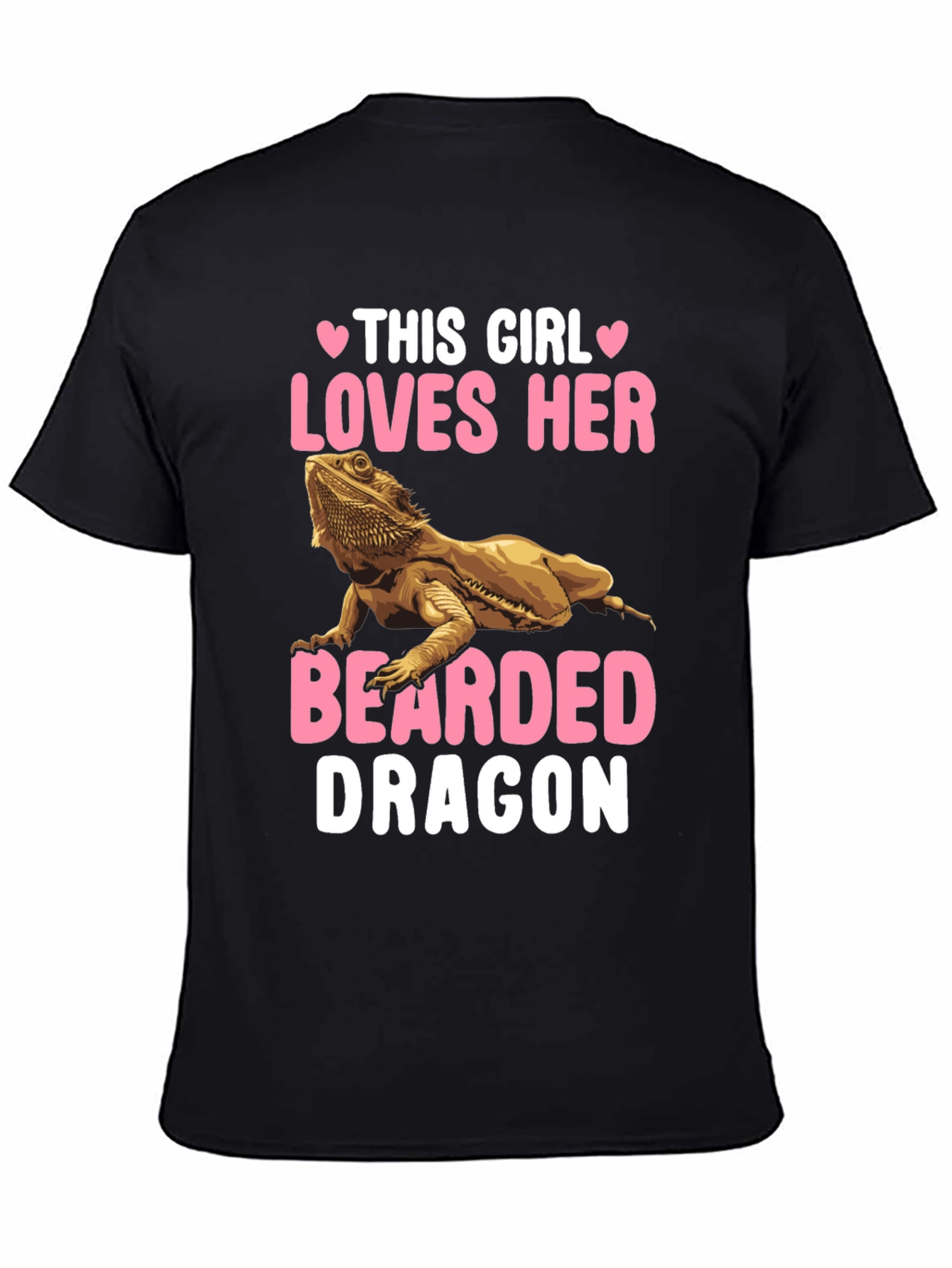 This Girl Loves Her Bearded Dragon Graphic T-Shirt