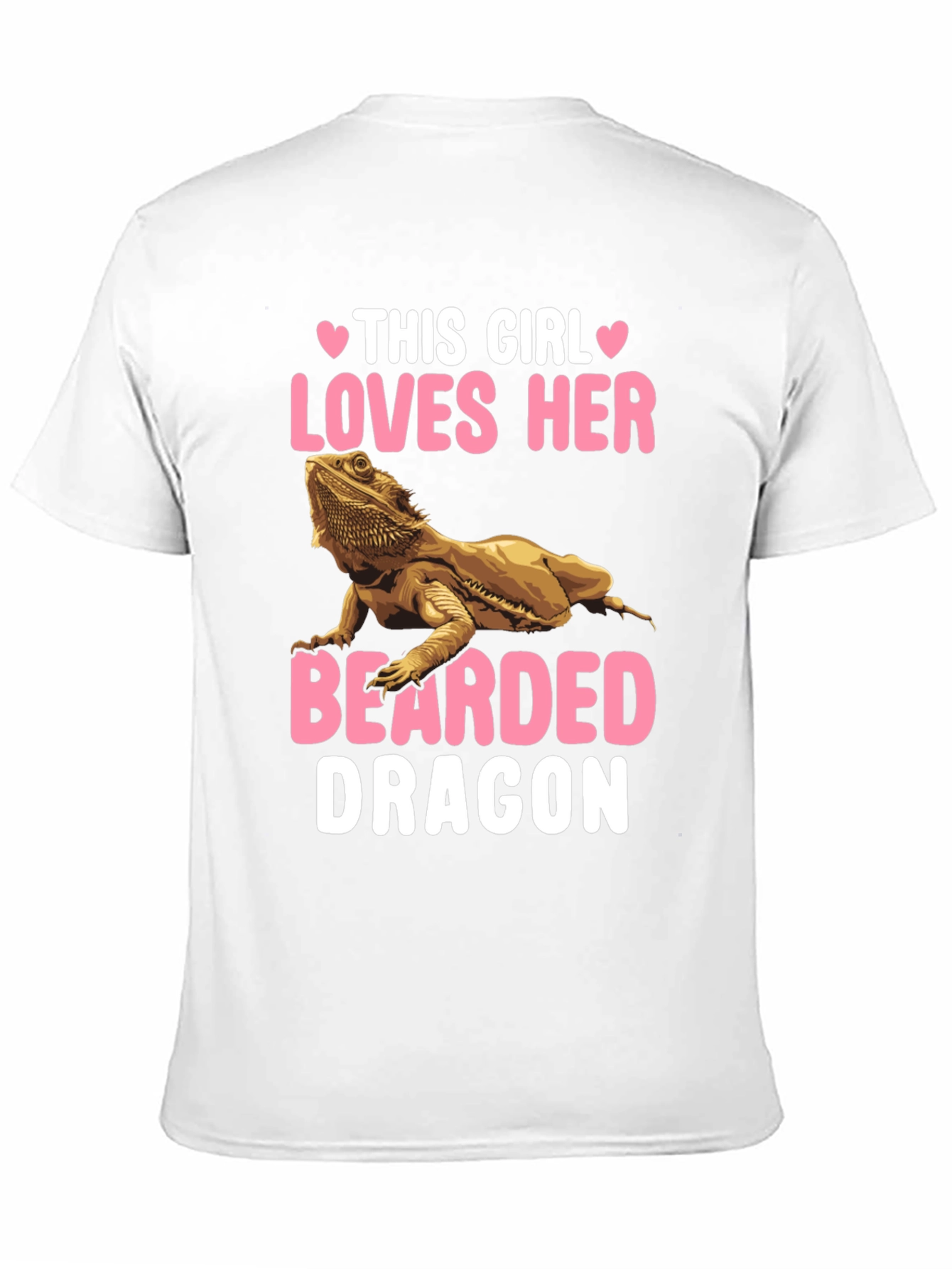 This Girl Loves Her Bearded Dragon Graphic T-Shirt
