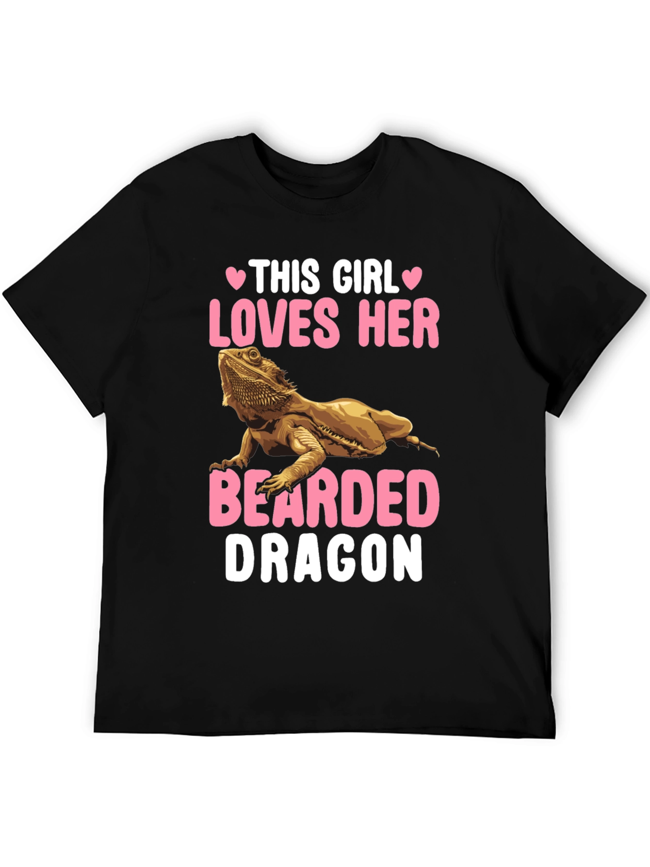This Girl Loves Her Bearded Dragon Graphic T-Shirt