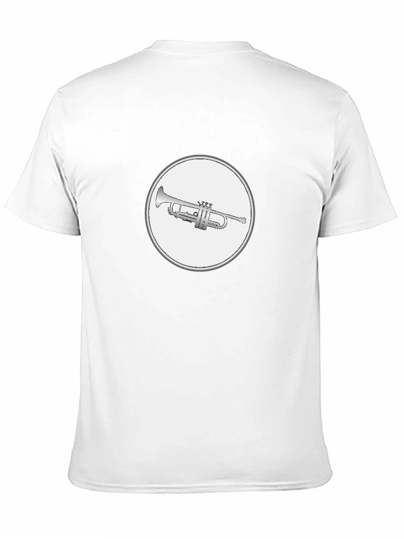 Trumpet Graphic Tee - Black Cotton T-Shirt