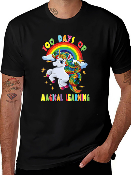100 Days of Magical Learning Unicorn T-Shirt