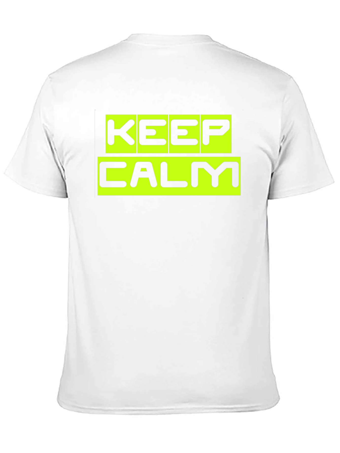 Keep Calm Black Graphic T-Shirt