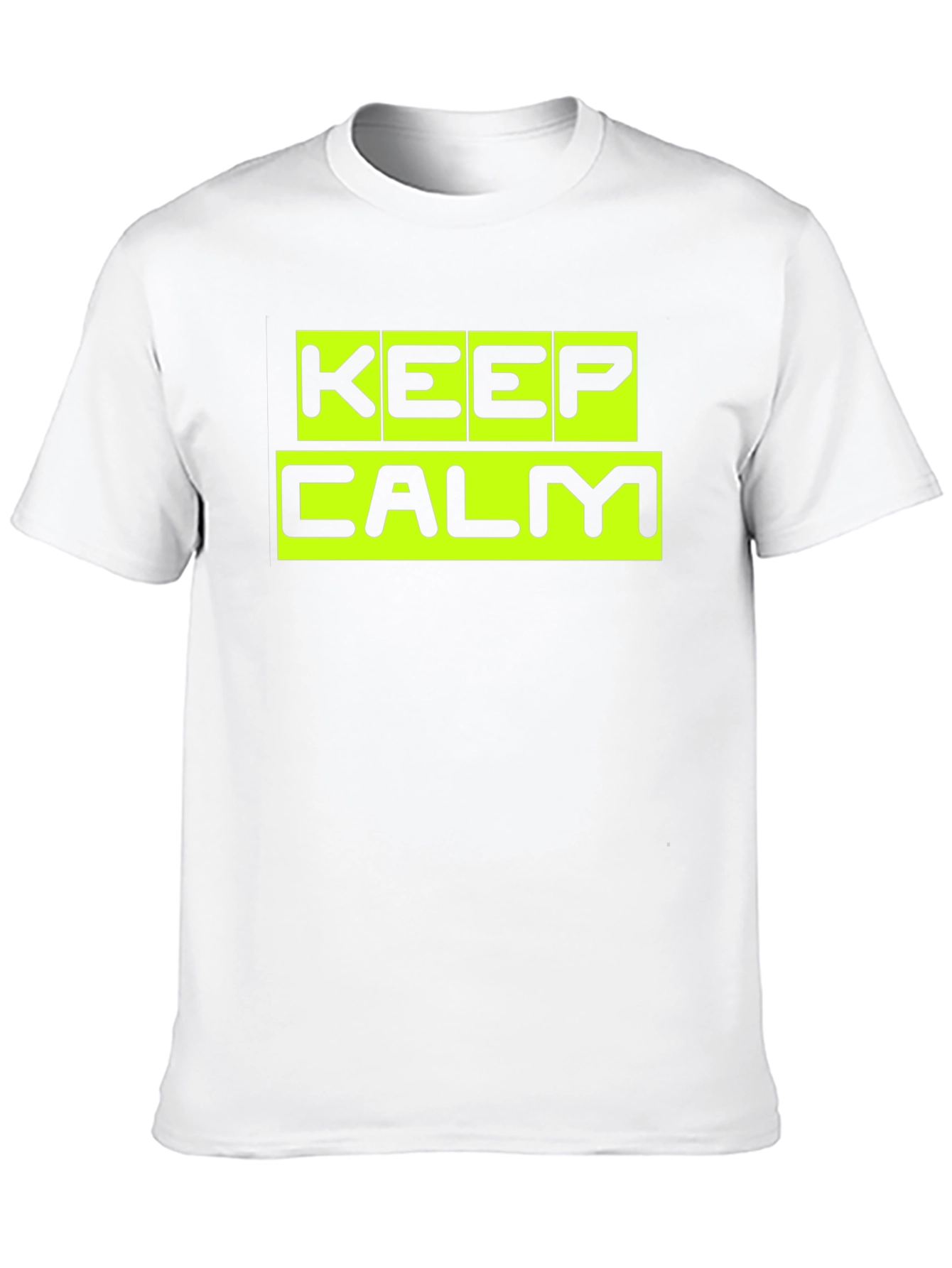 Keep Calm Black Graphic T-Shirt