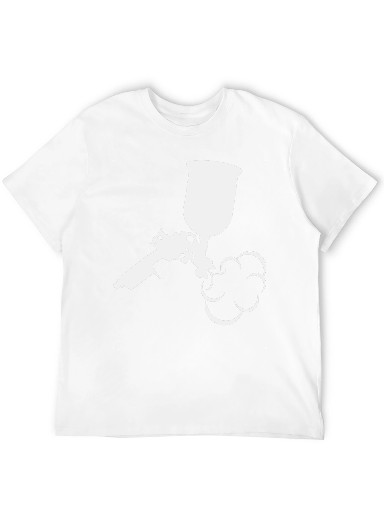 Spray Paint Gun Graphic Tee - Black
