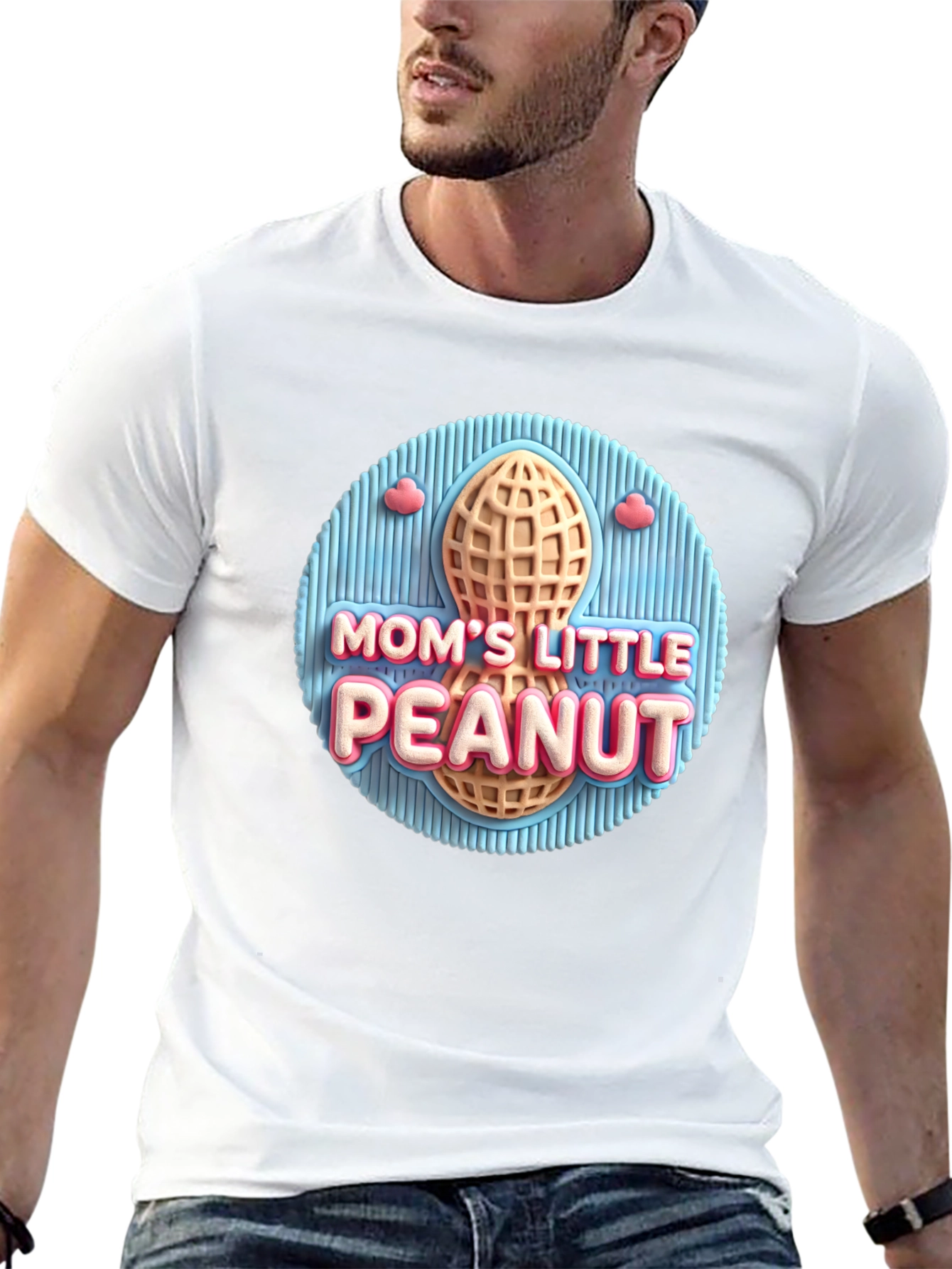 Moms Little Peanut T-Shirt - Adorable Baby Tee