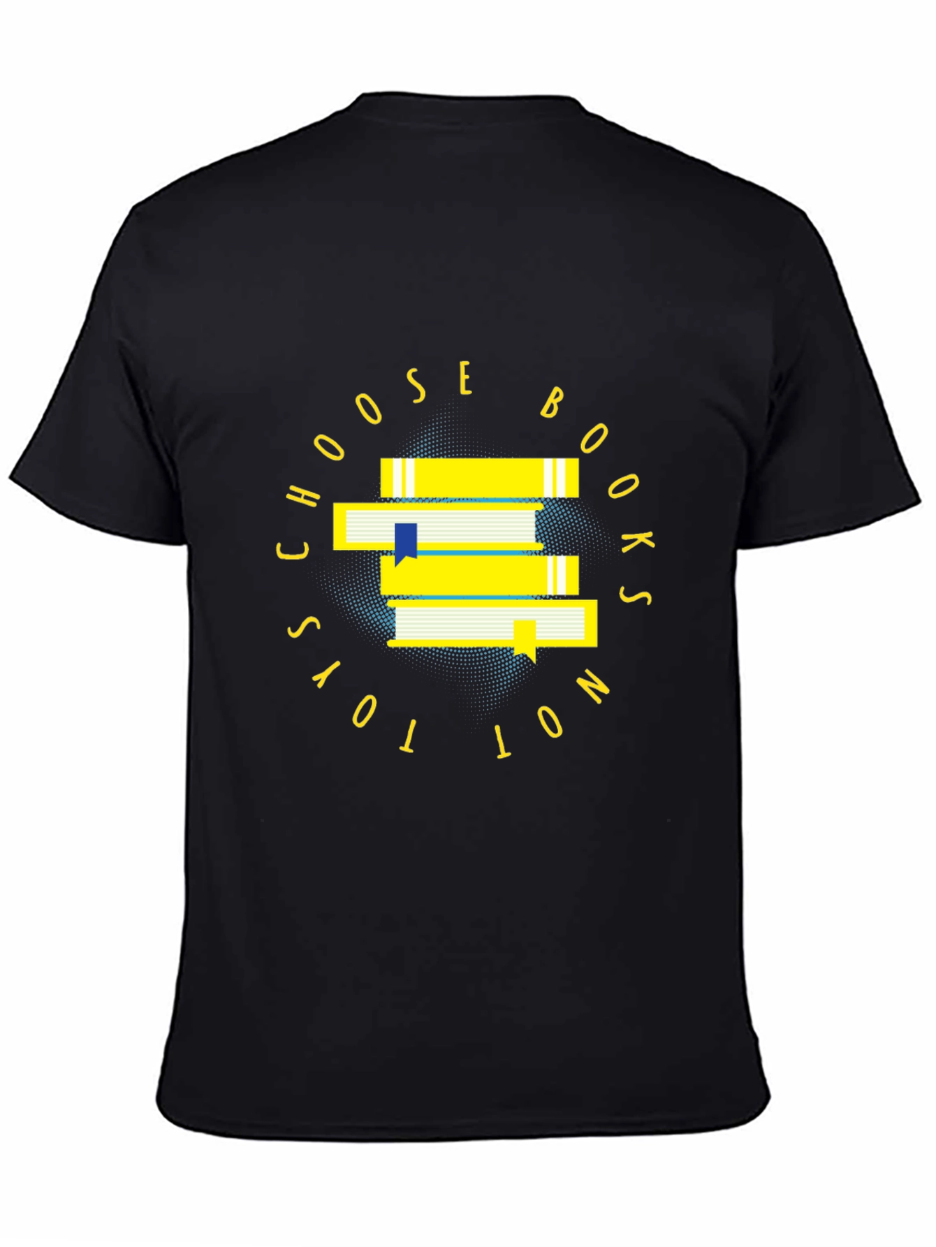 Choose Books Not Toys - Black T-Shirt