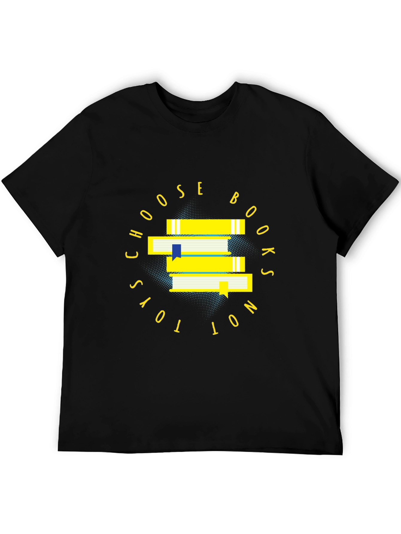 Choose Books Not Toys - Black T-Shirt