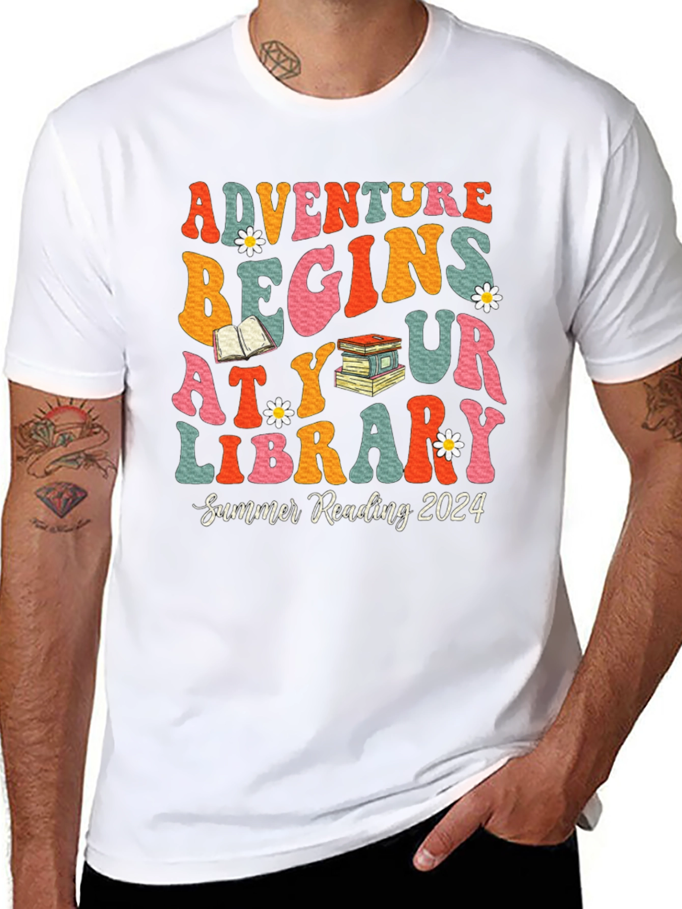 Adventure Begins At Your Library T-Shirt