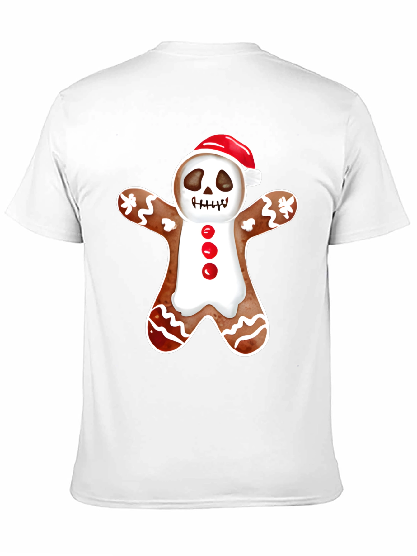 Gingerbread Skeleton Santa T-Shirt