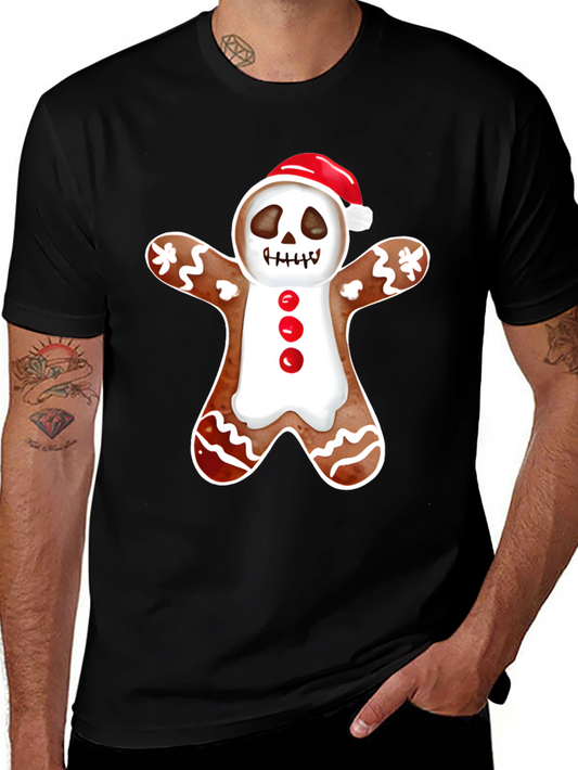 Gingerbread Skeleton Santa T-Shirt