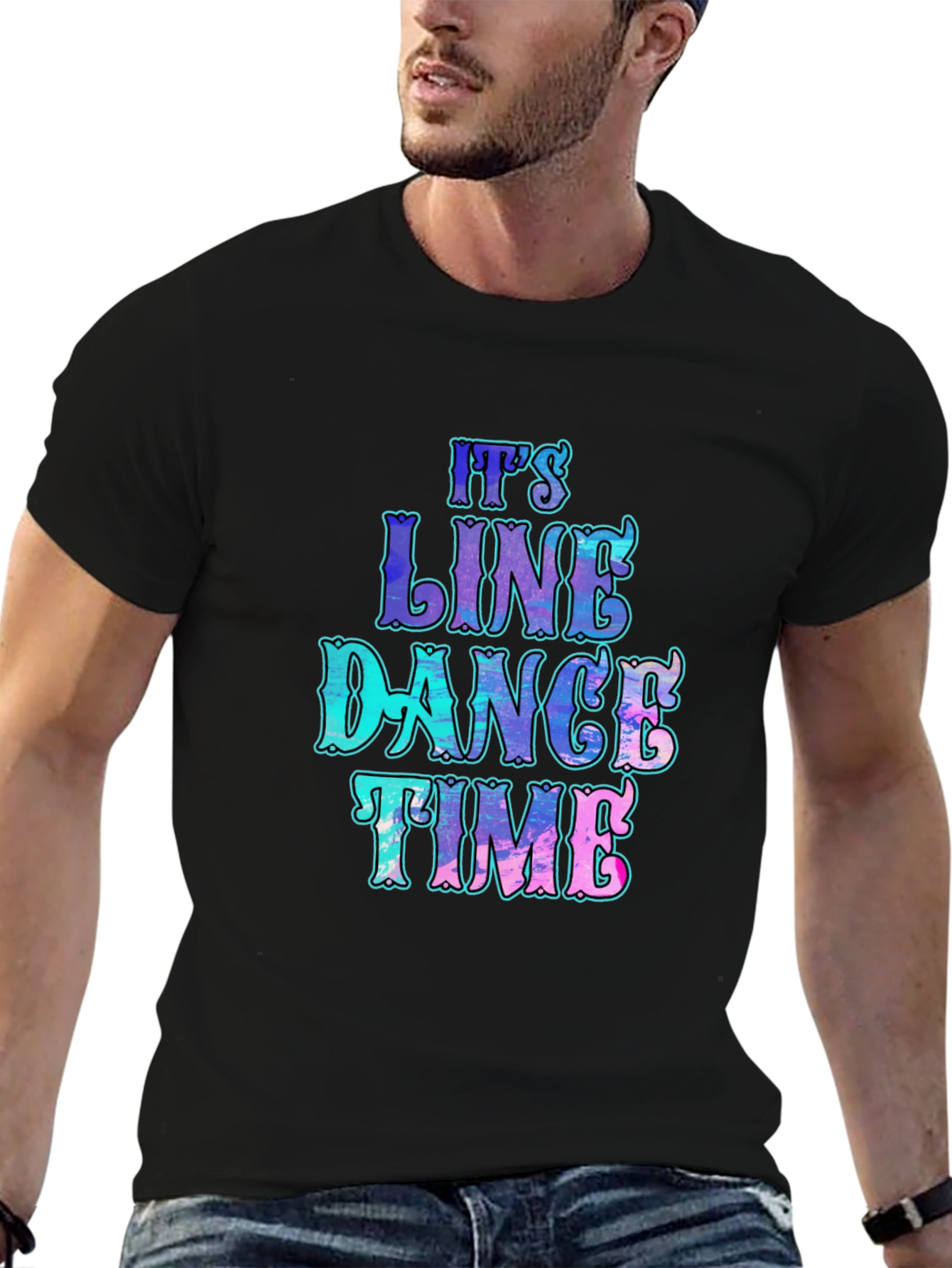 Its Line Dance Time T-Shirt - Fun Graphic Tee