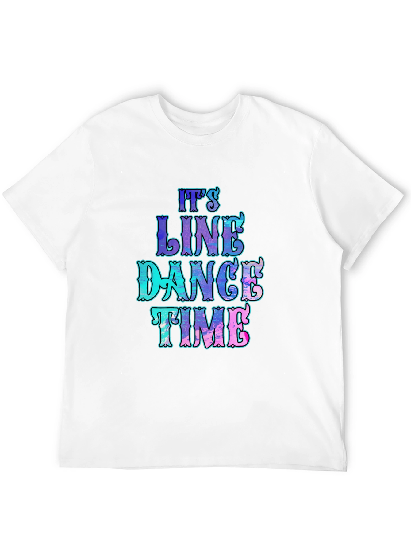 Its Line Dance Time T-Shirt - Fun Graphic Tee