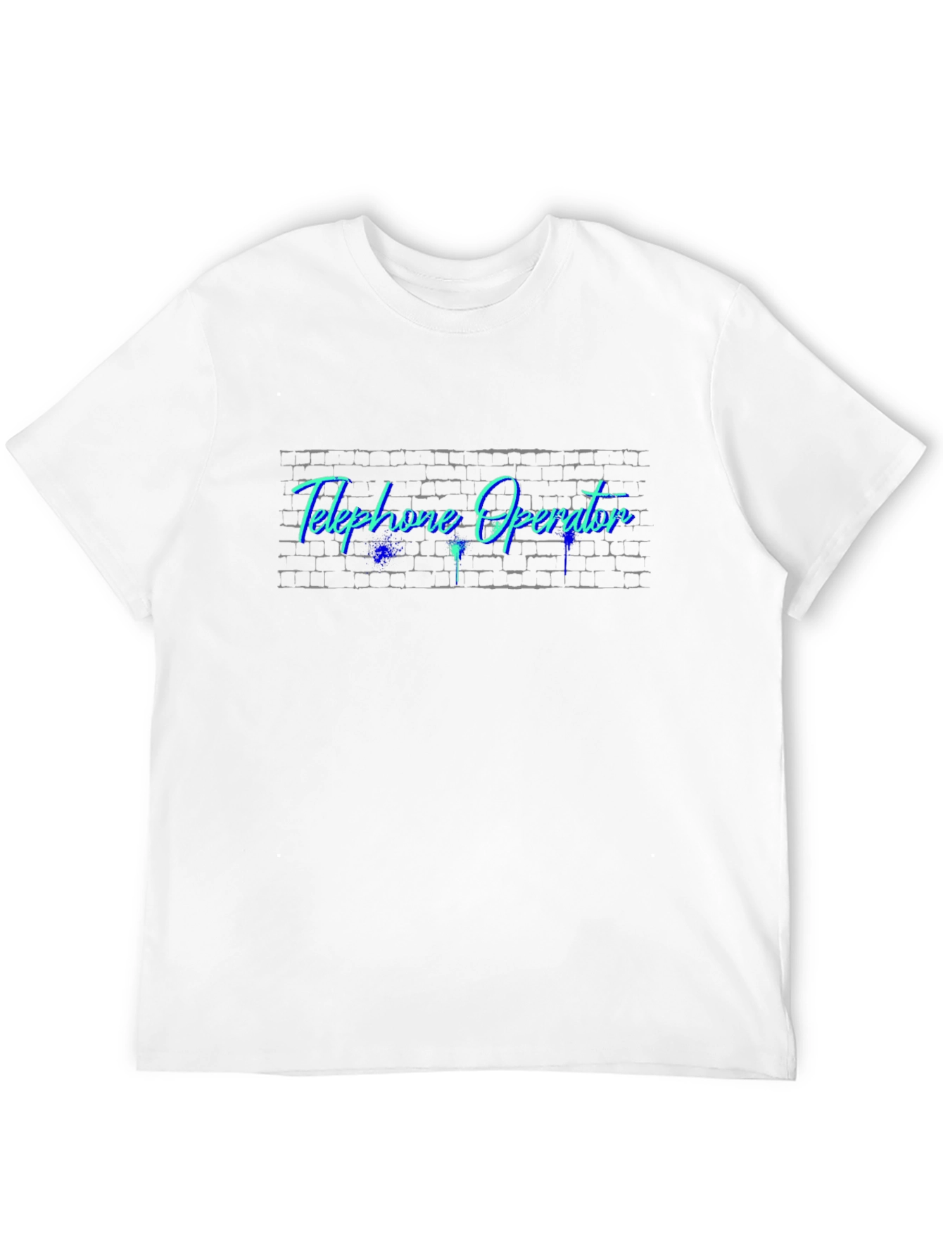Telephone Operator Black T-Shirt