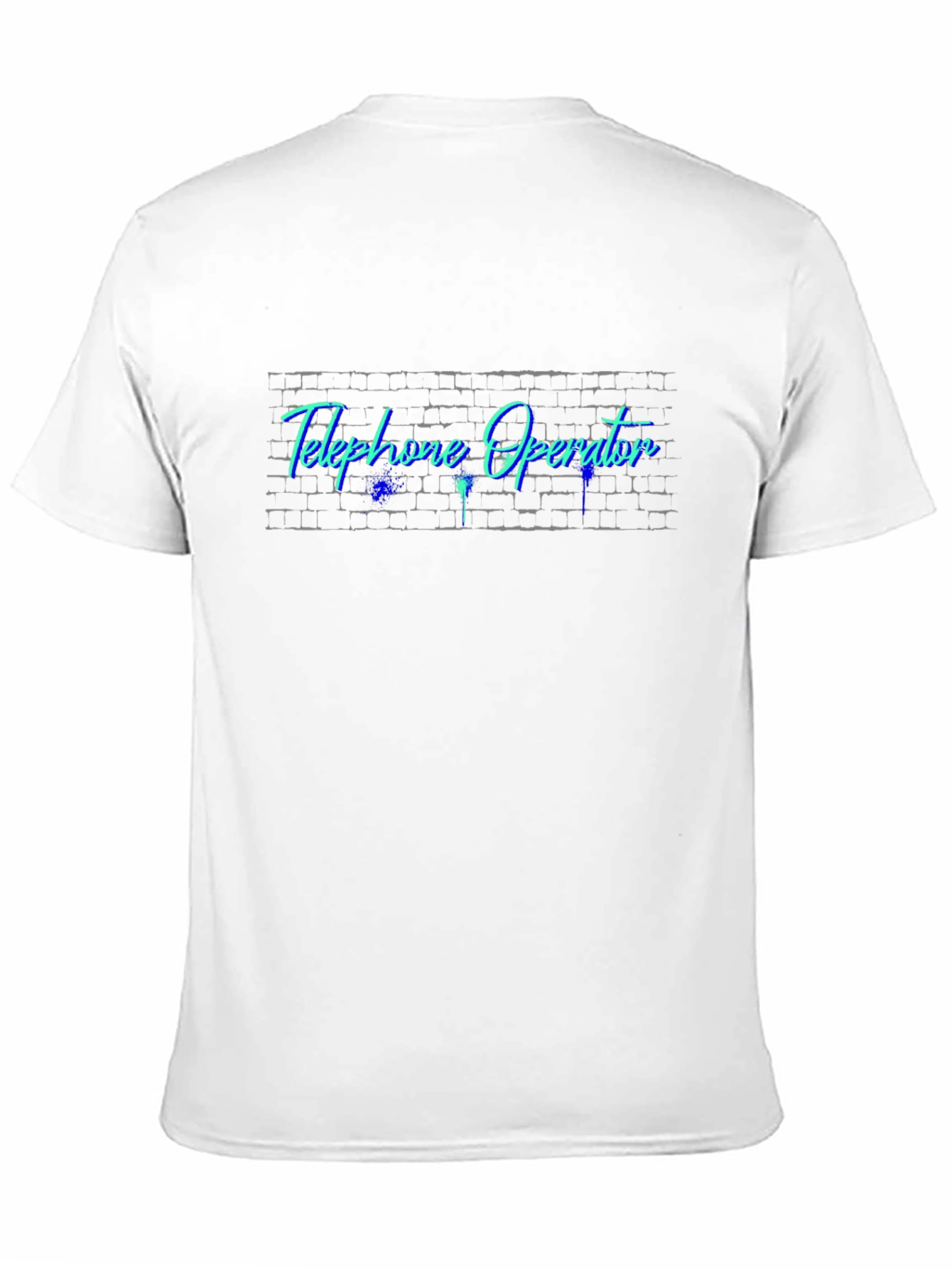Telephone Operator Black T-Shirt
