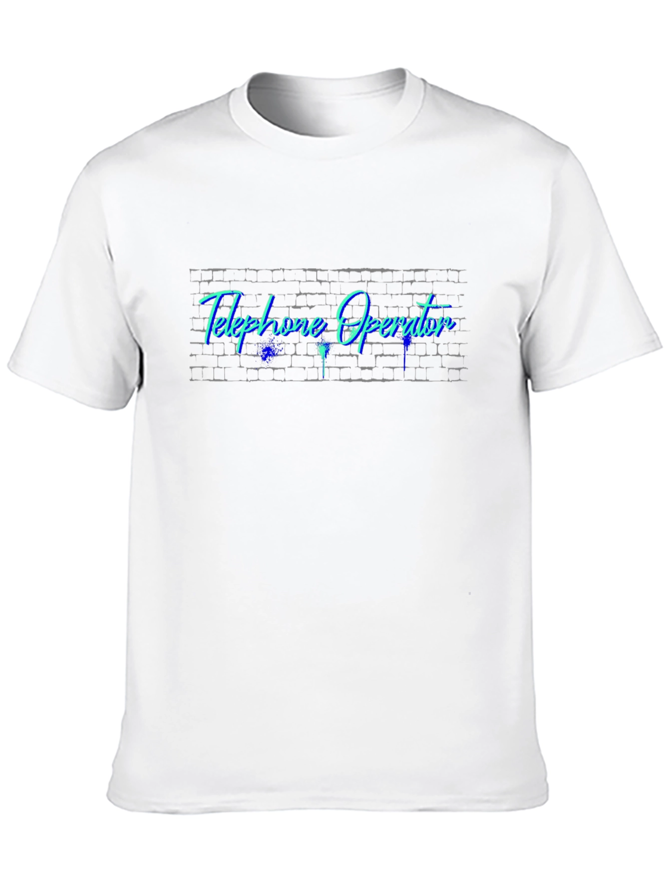 Telephone Operator Black T-Shirt