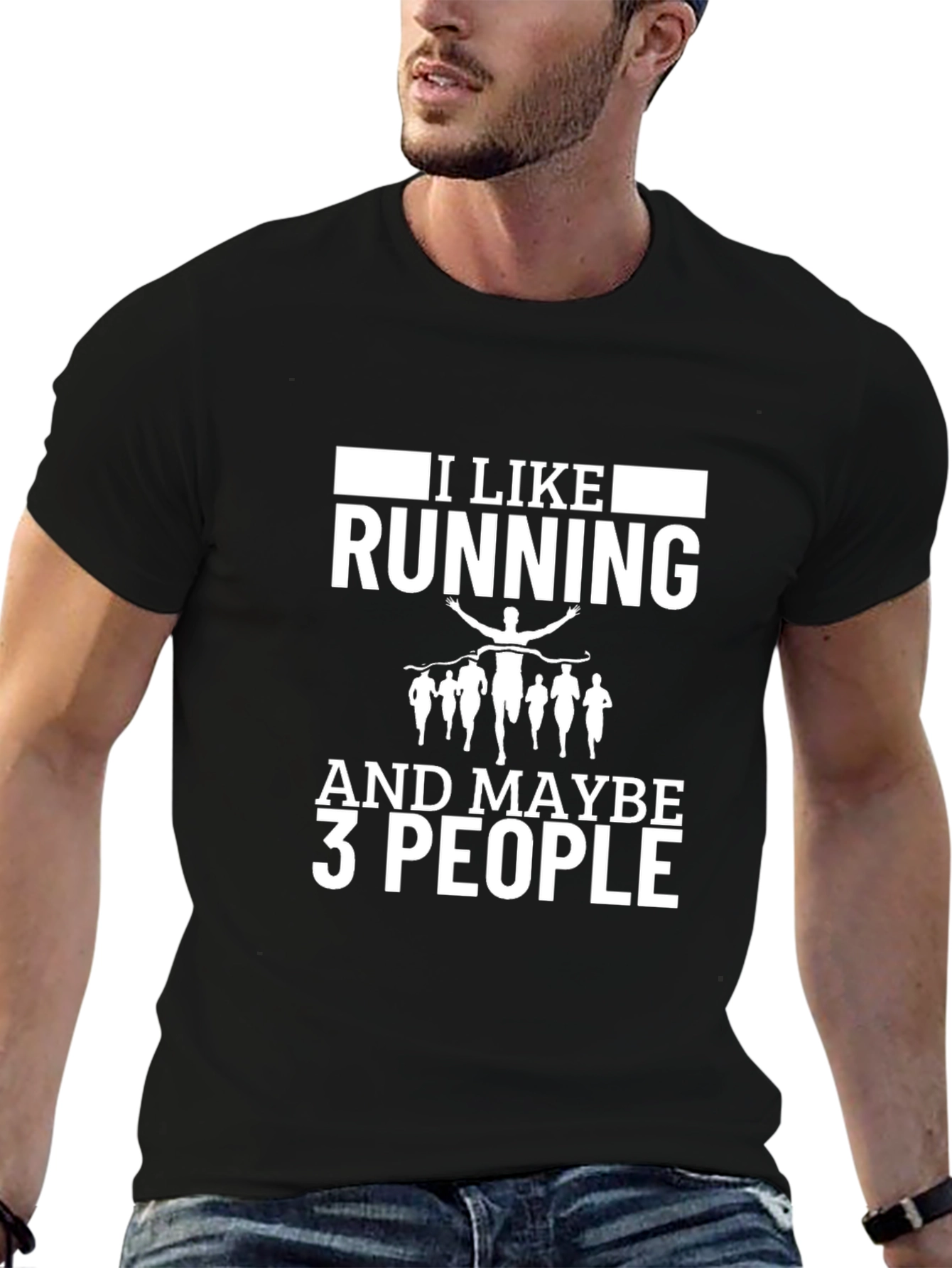 I Like Running & Maybe 3 People T-Shirt