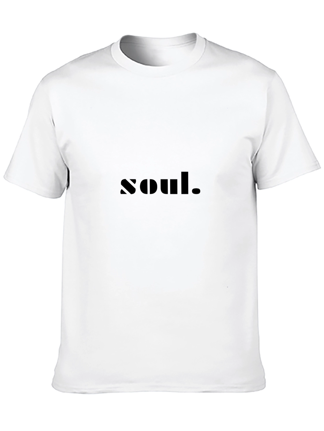 Soul Graphic Print Black T-Shirt