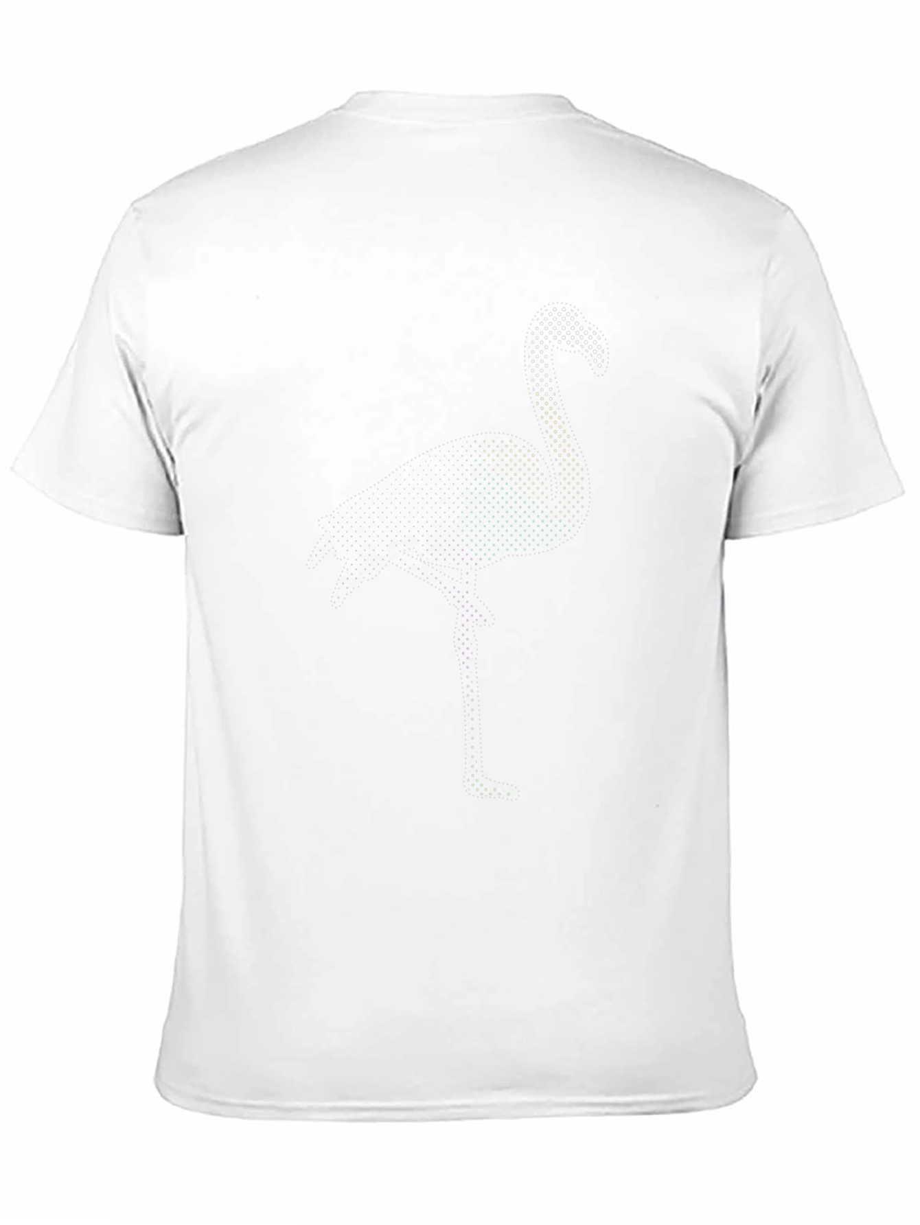 Mens Black Flamingo Graphic Tee