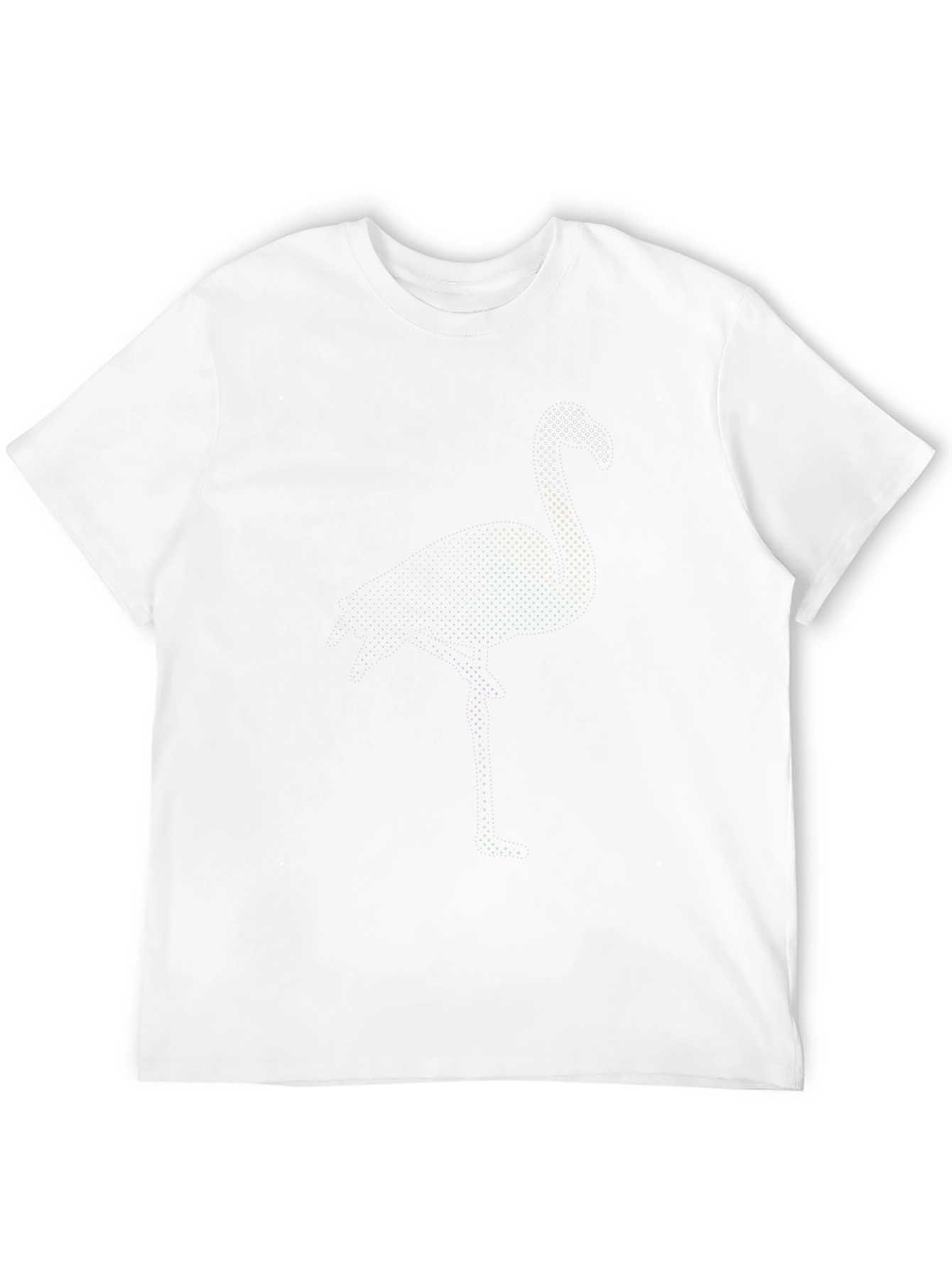 Mens Black Flamingo Graphic Tee