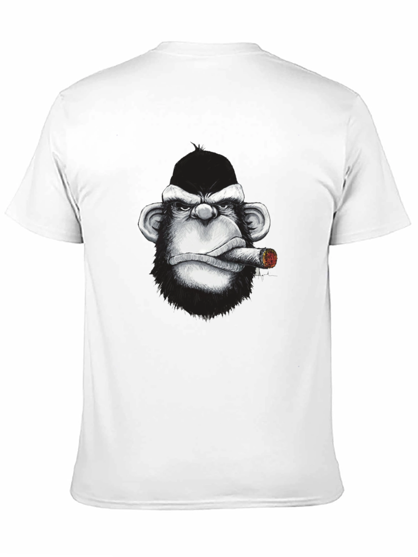 Smoking Monkey Graphic Tee - Cool Streetwear T-Shirt