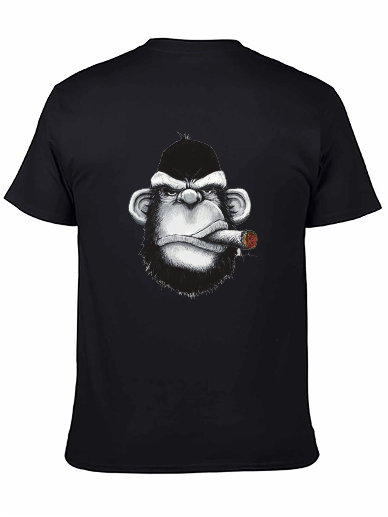Smoking Monkey Graphic Tee - Cool Streetwear T-Shirt