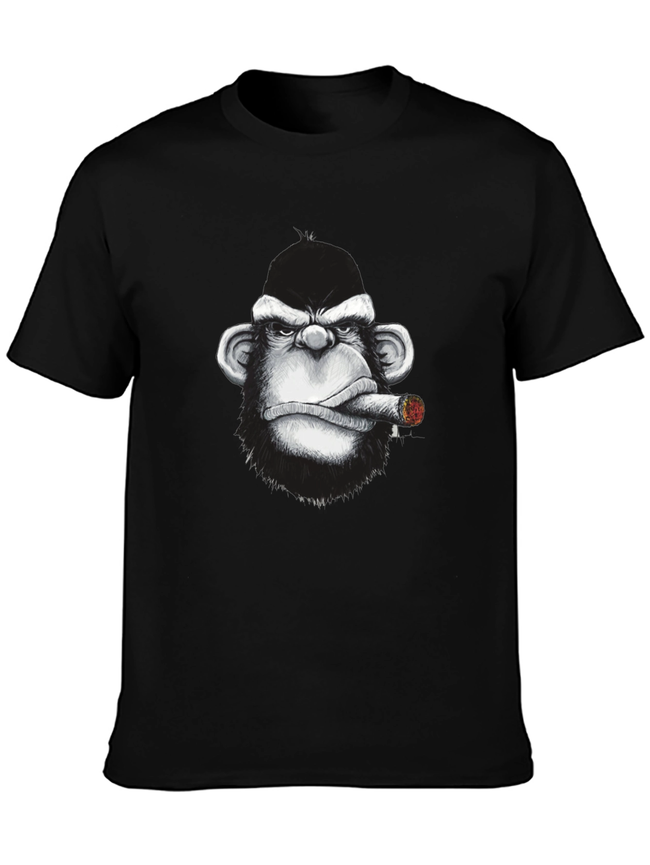 Smoking Monkey Graphic Tee - Cool Streetwear T-Shirt