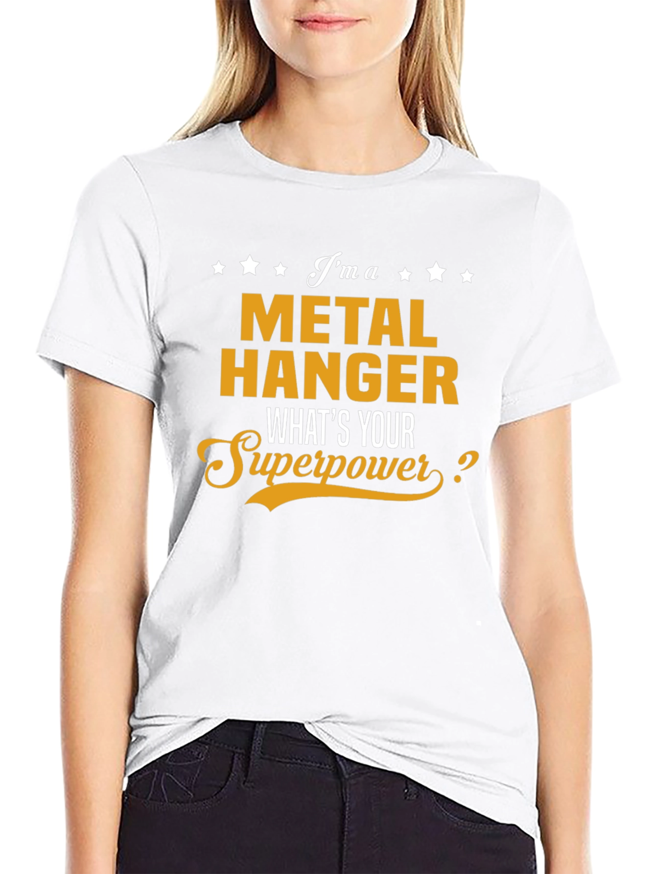 Metal Hanger Superpower Graphic Tee