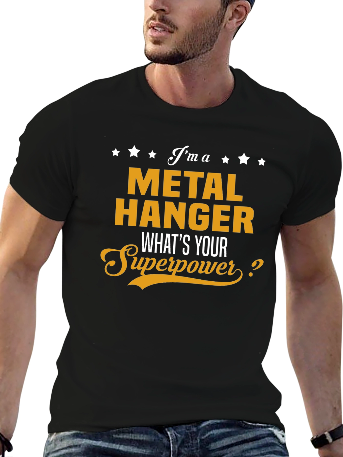 Metal Hanger Superpower Graphic Tee
