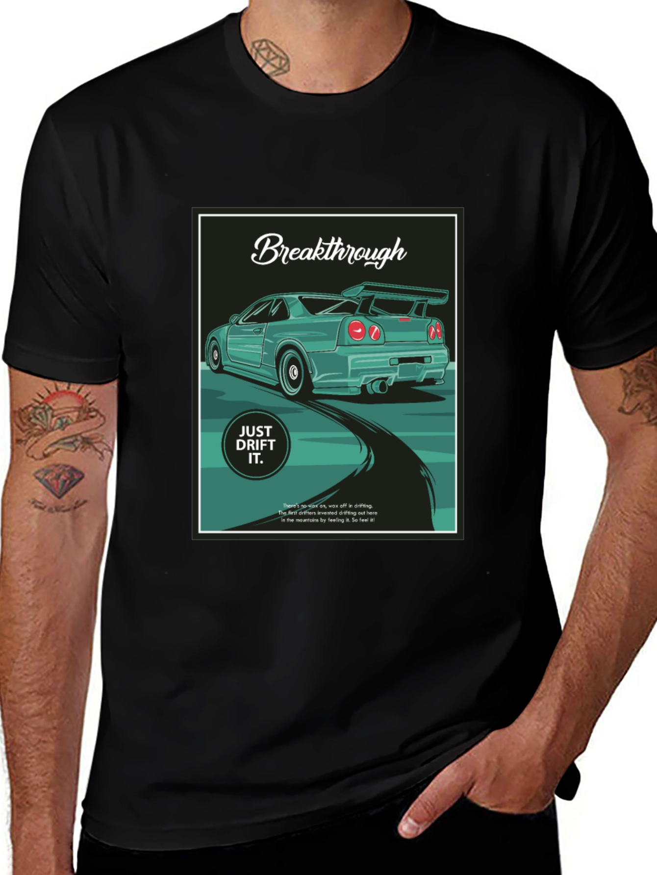Breakthrough Just Drift It Black T-Shirt