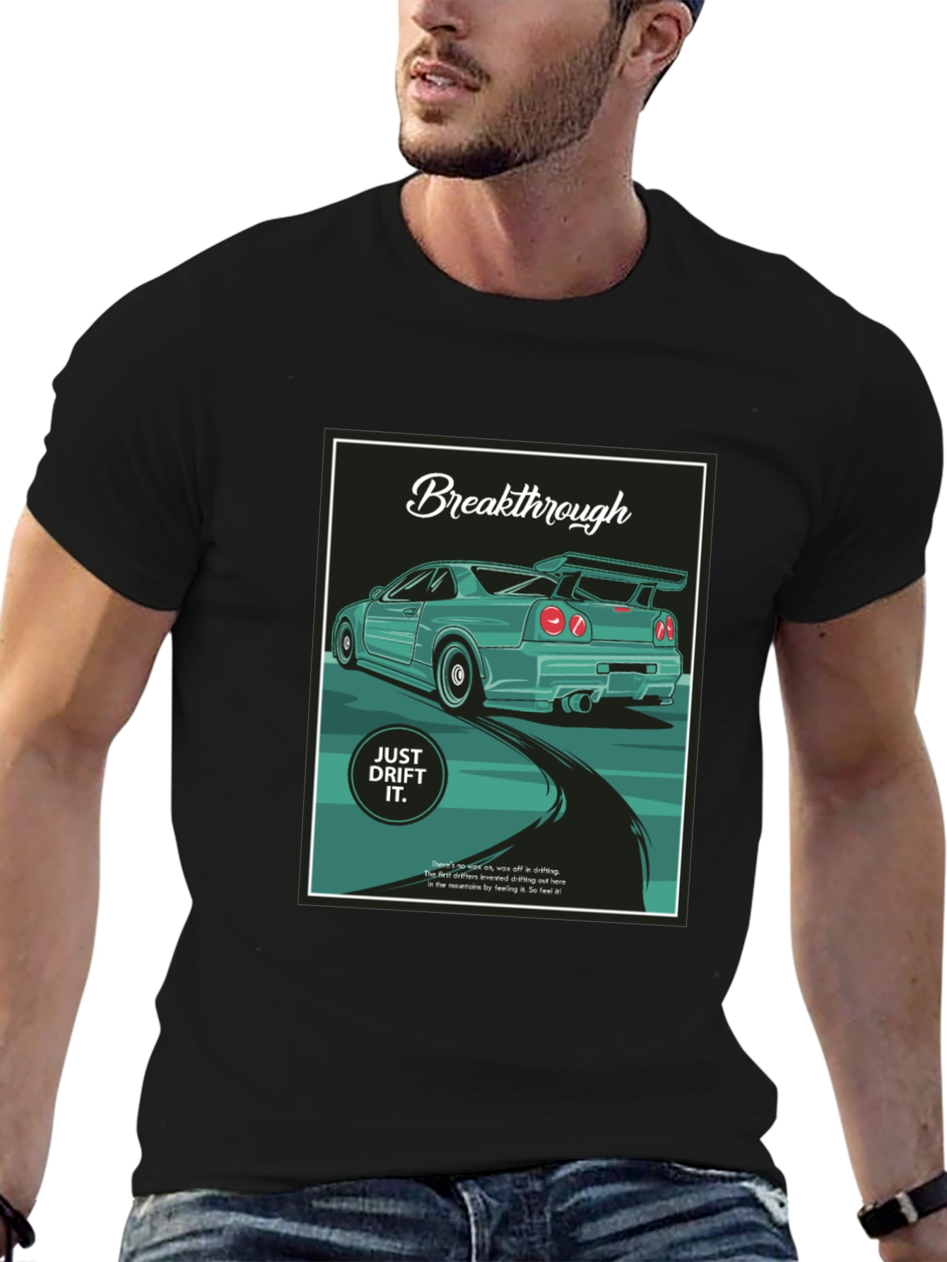 Breakthrough Just Drift It Black T-Shirt