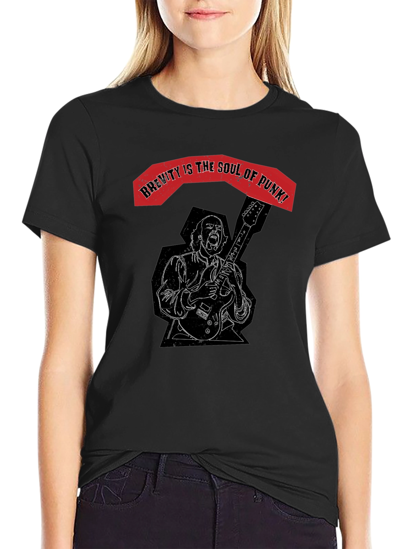 Brevity is the Soul of Punk Graphic Tee