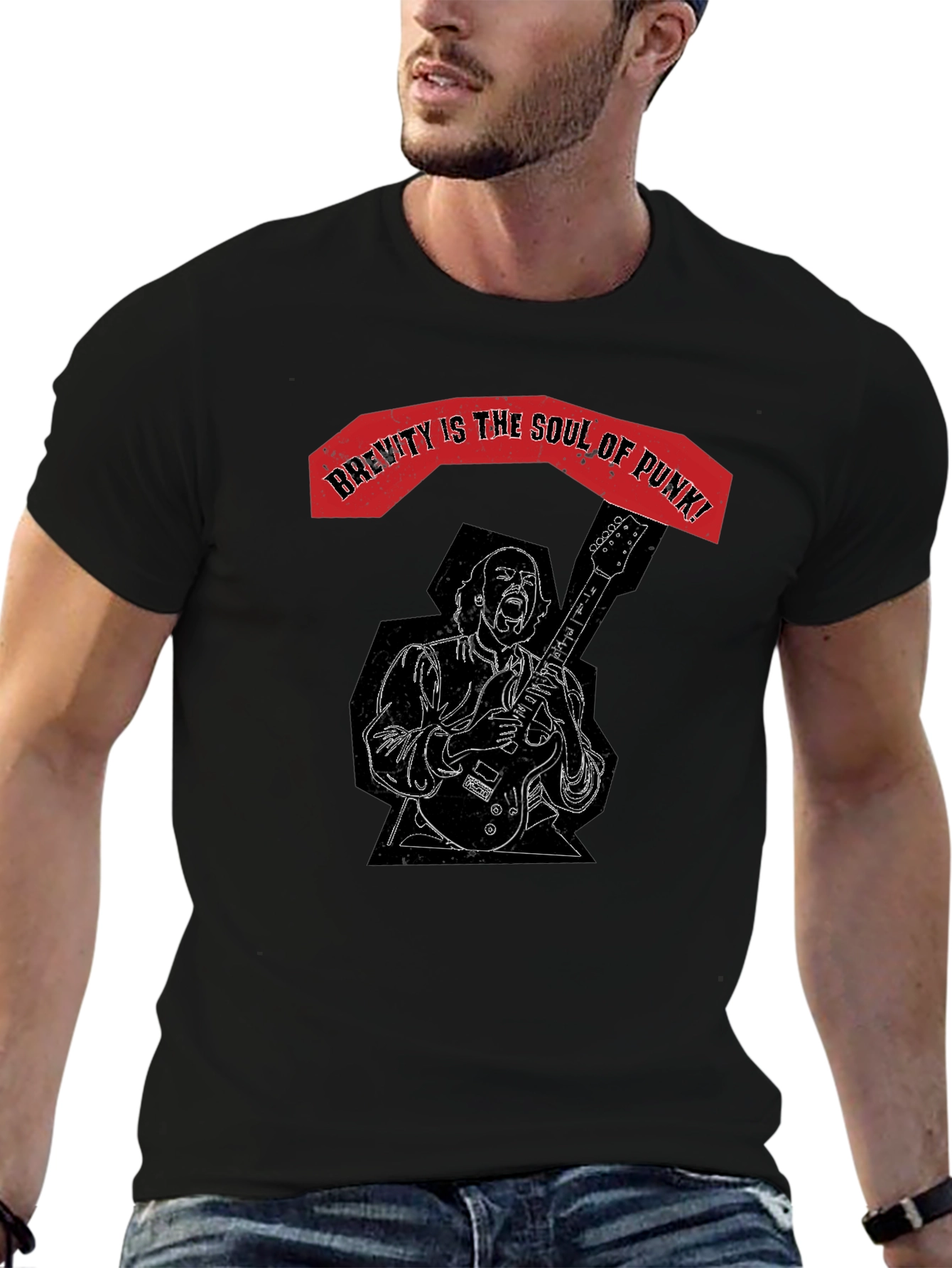 Brevity is the Soul of Punk Graphic Tee